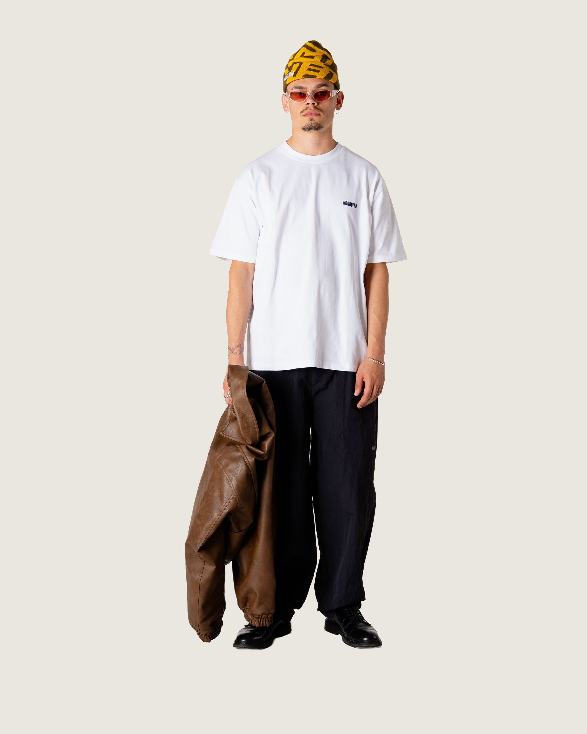 Woodbird WBBaine intro tee T-Shirts White