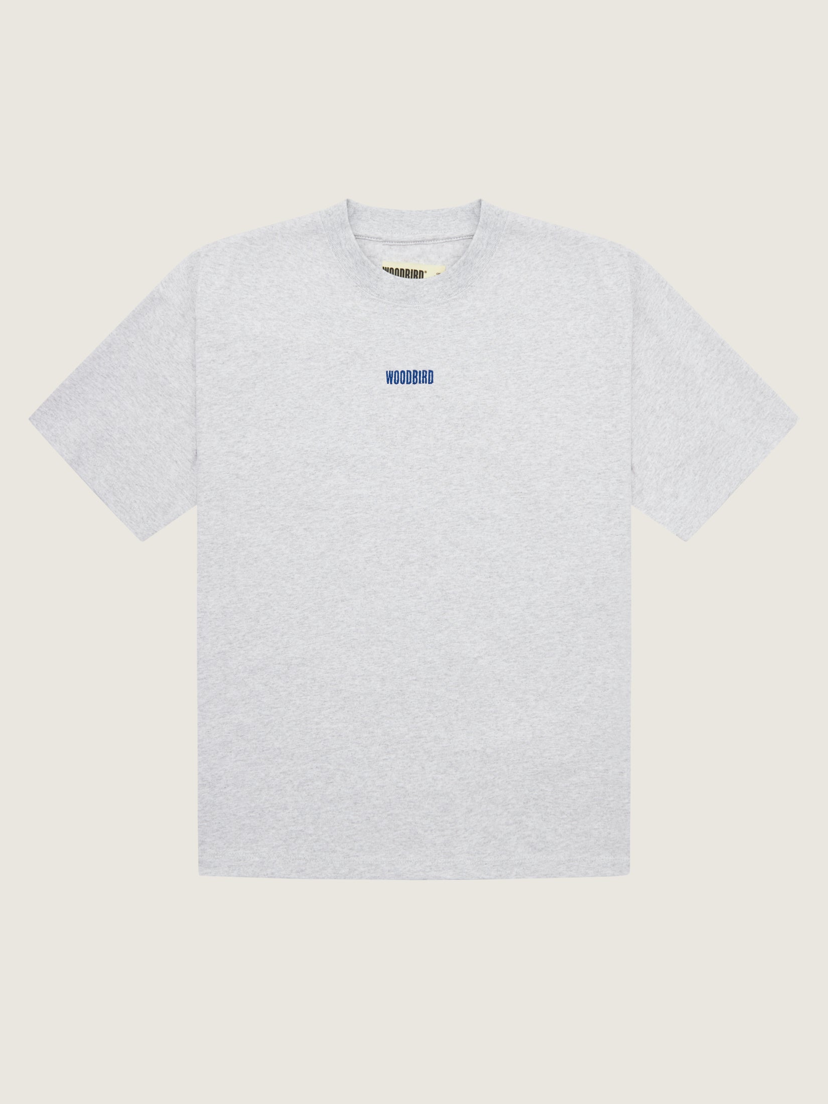 Woodbird Female WBBalo Base Tee T-Shirts Light Grey Melange