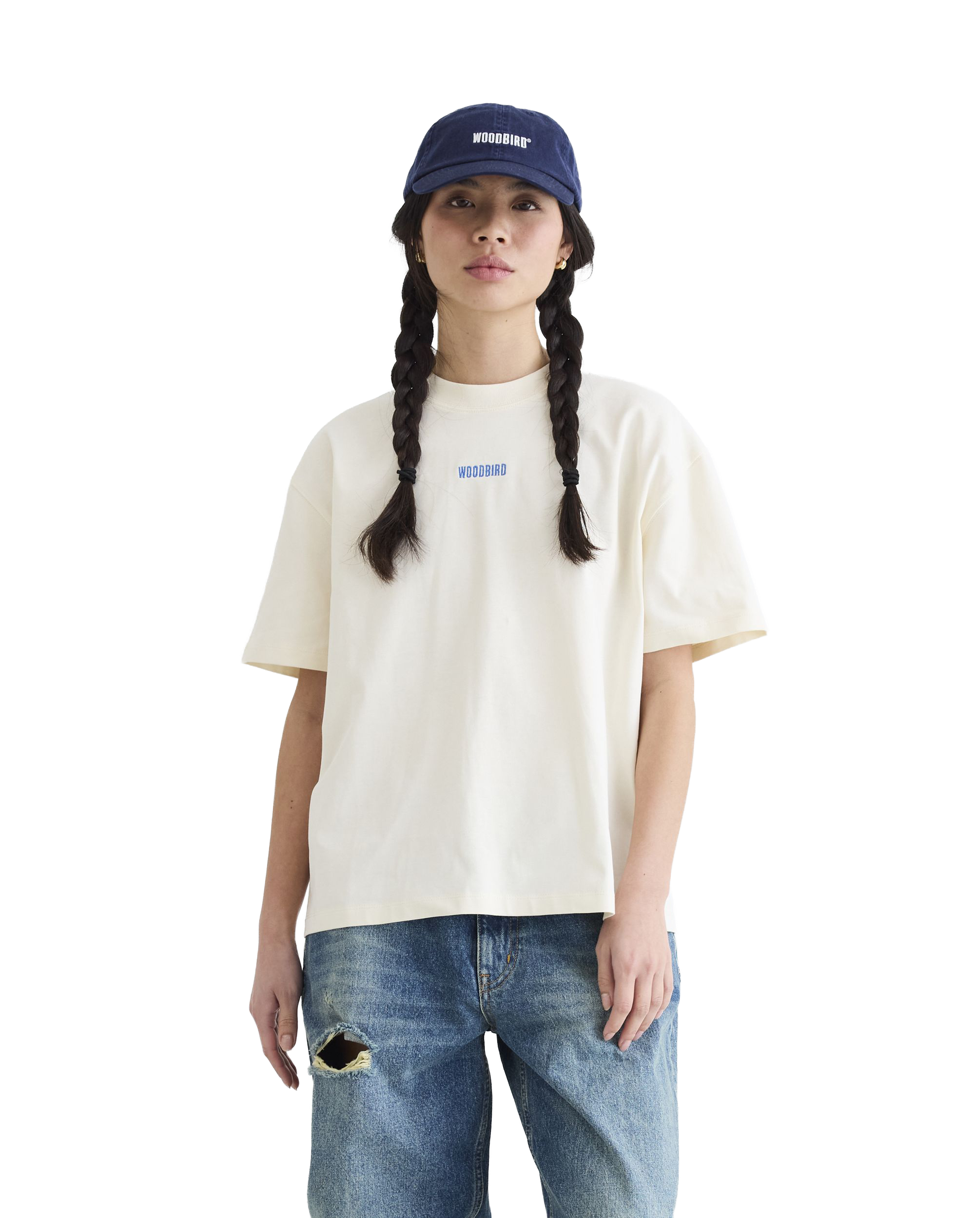 Woodbird Female WBBalo Base Tee T-Shirts Off White