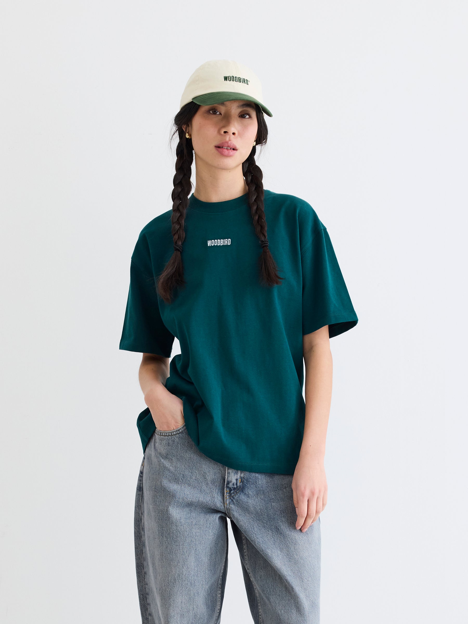 Woodbird Female WBBalo Base Tee T-Shirts Sports Green