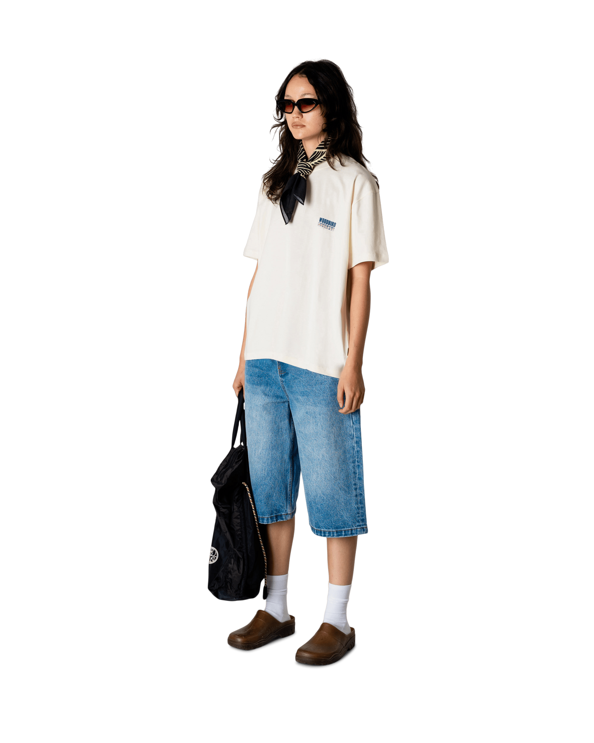 Woodbird Female WBBalo Cart Tee T-Shirts Off White