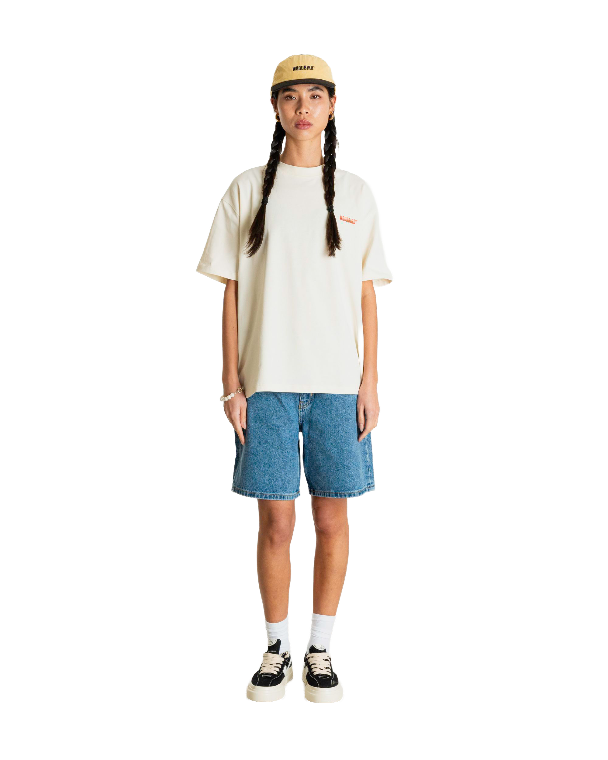 Woodbird Female WBBalo Dude Tee T-Shirts Off White