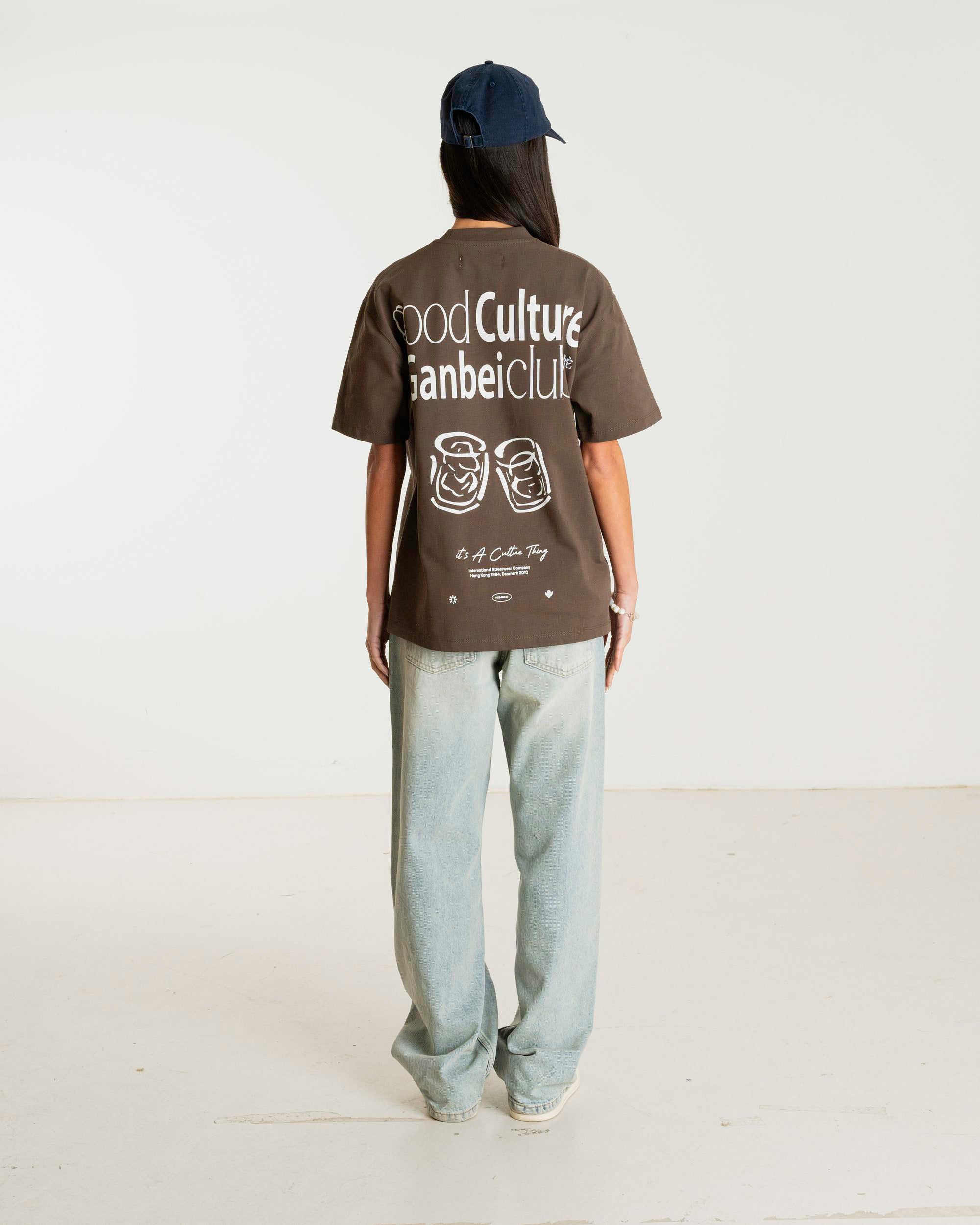 Woodbird Female WBBalo Ganbei Tee T-Shirts Brown