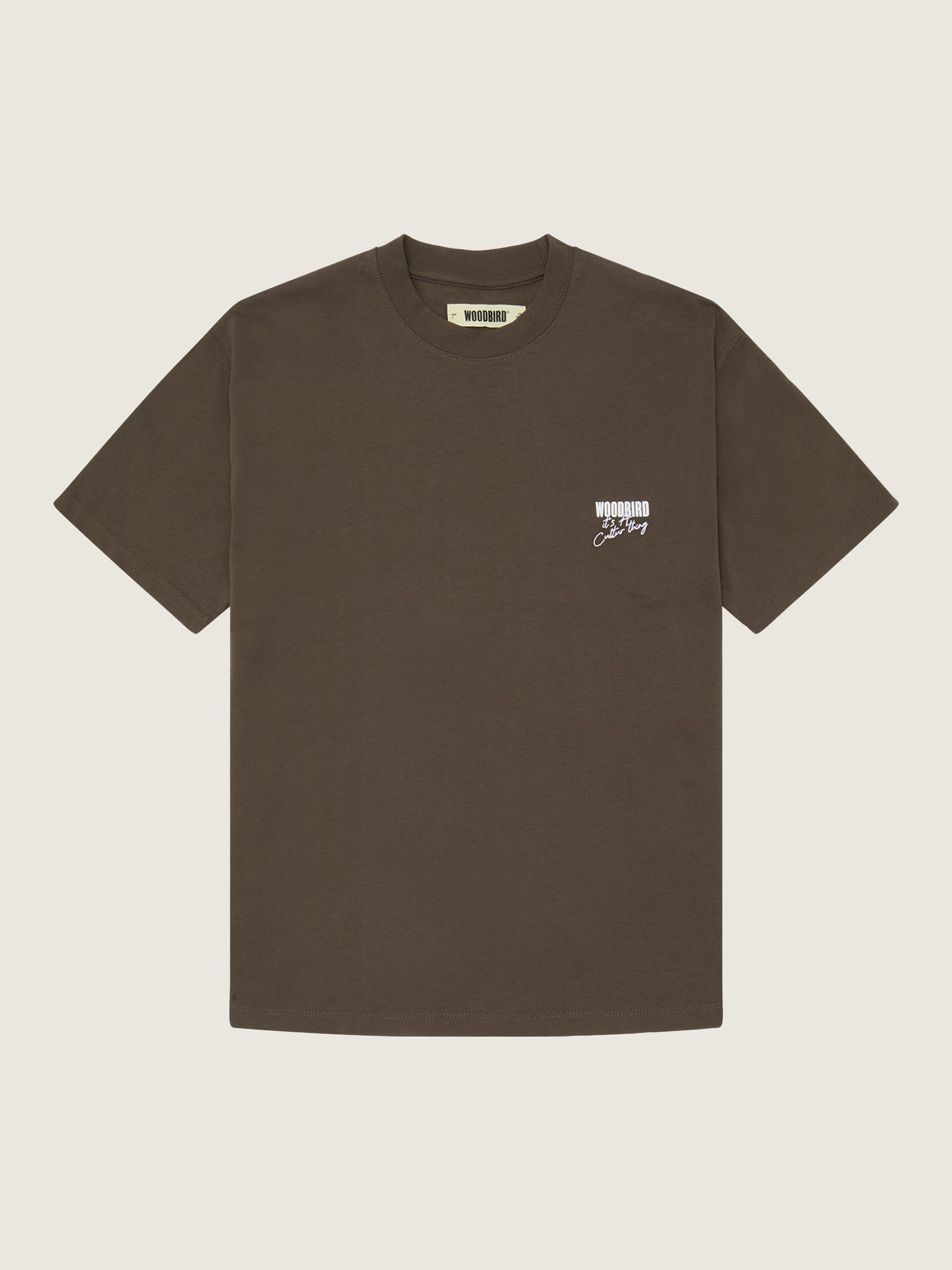 Woodbird Female WBBalo Ganbei Tee T-Shirts Brown