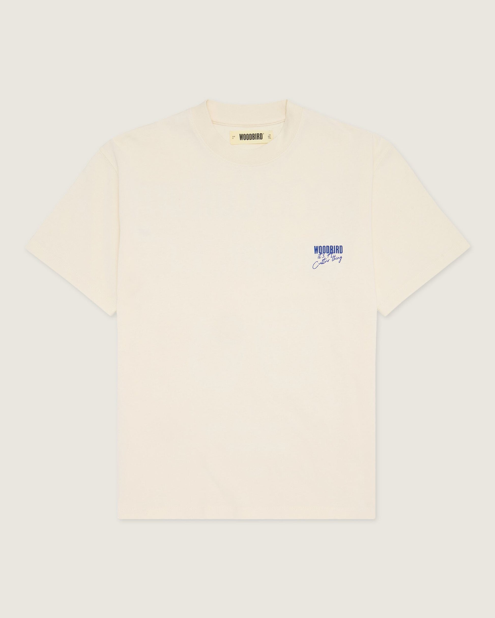 Woodbird Female WBBalo Ganbei Tee T-Shirts Off White