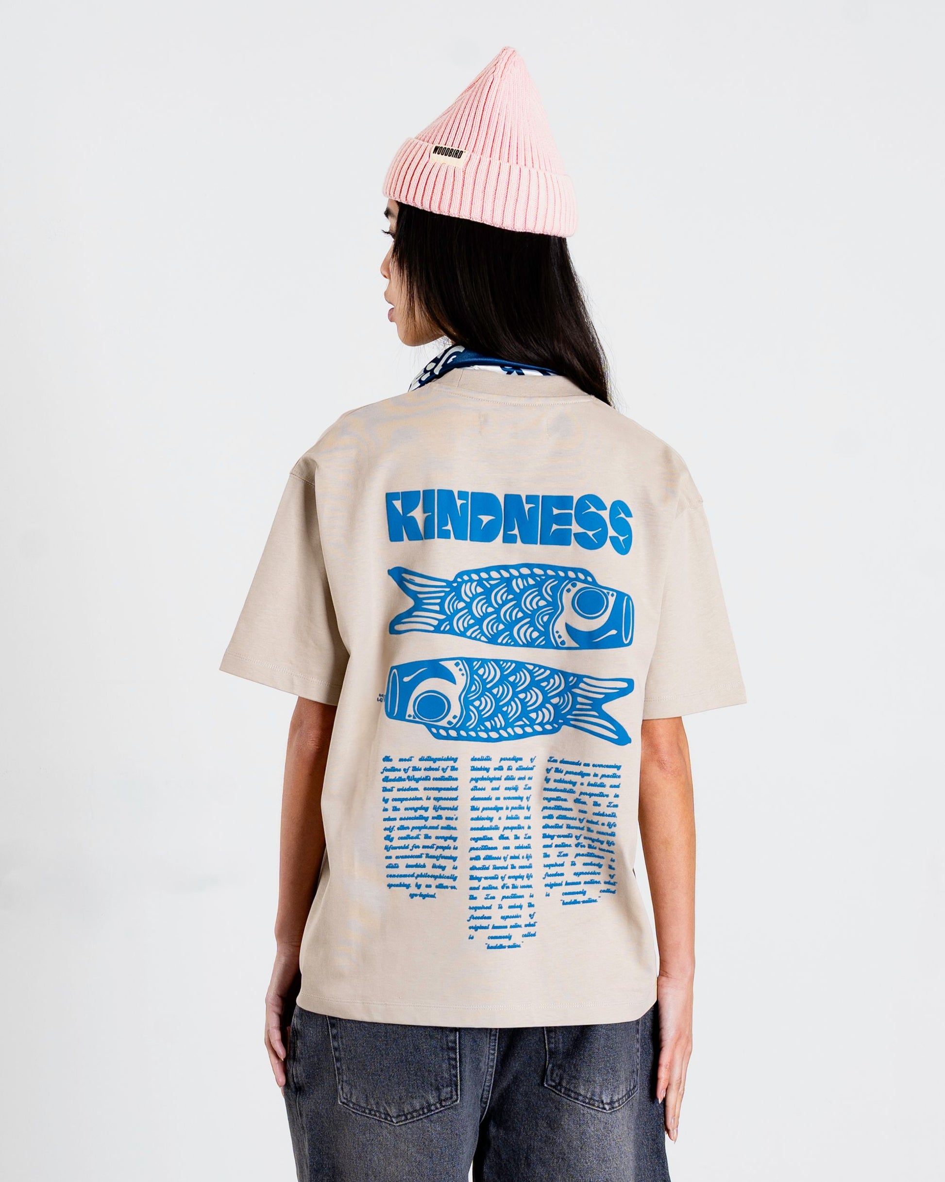 Woodbird Female WBBalo Kind Tee T-Shirts Taupe Brown