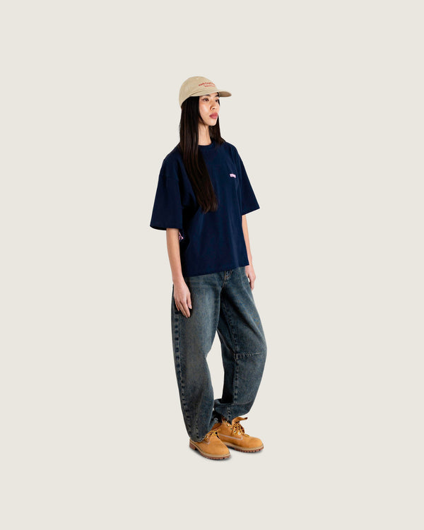 Woodbird Female WBBalo Koi Tee T-Shirts Dark Navy
