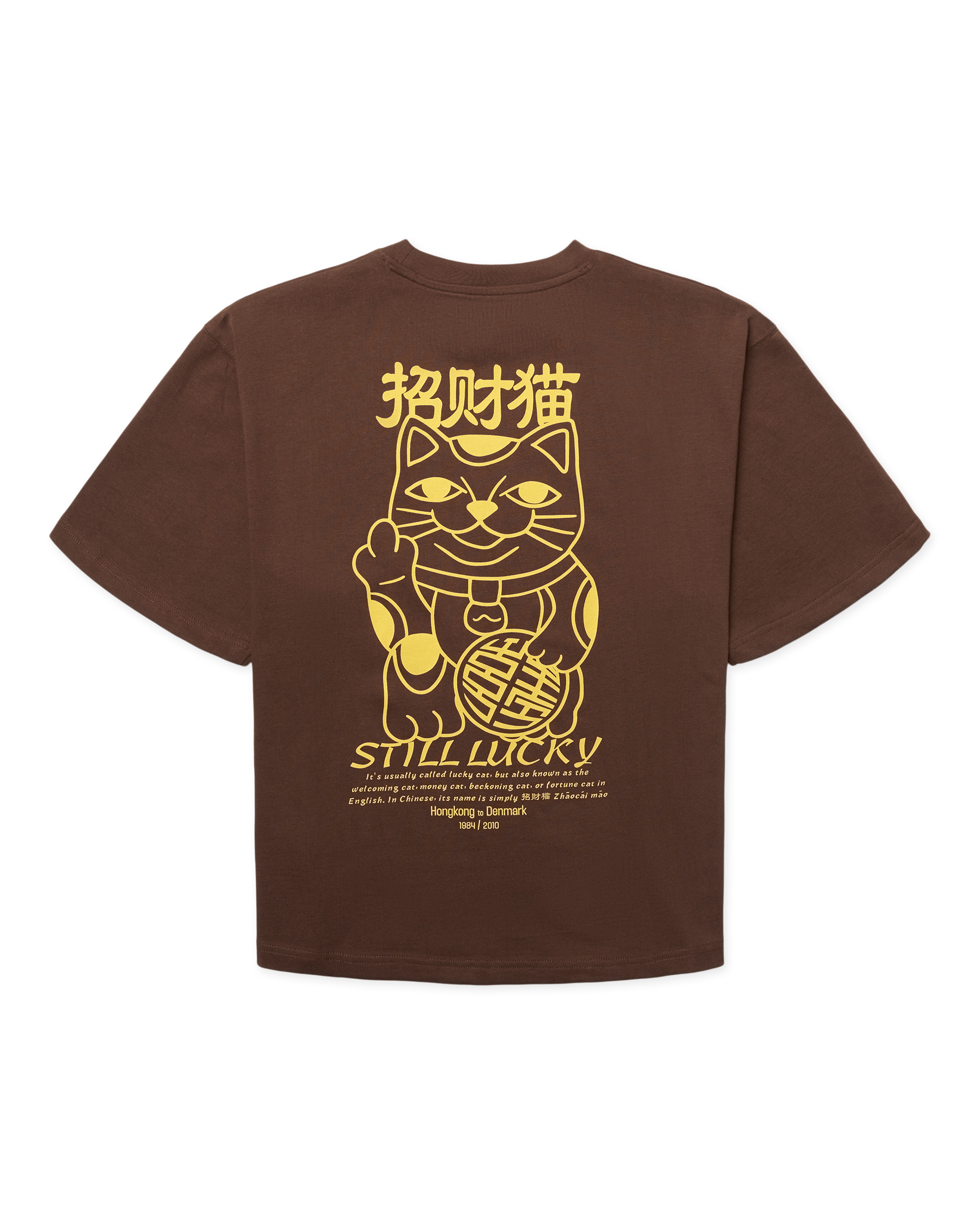 Woodbird Female WBBalo Lucky Tee T-Shirts Dark Brown