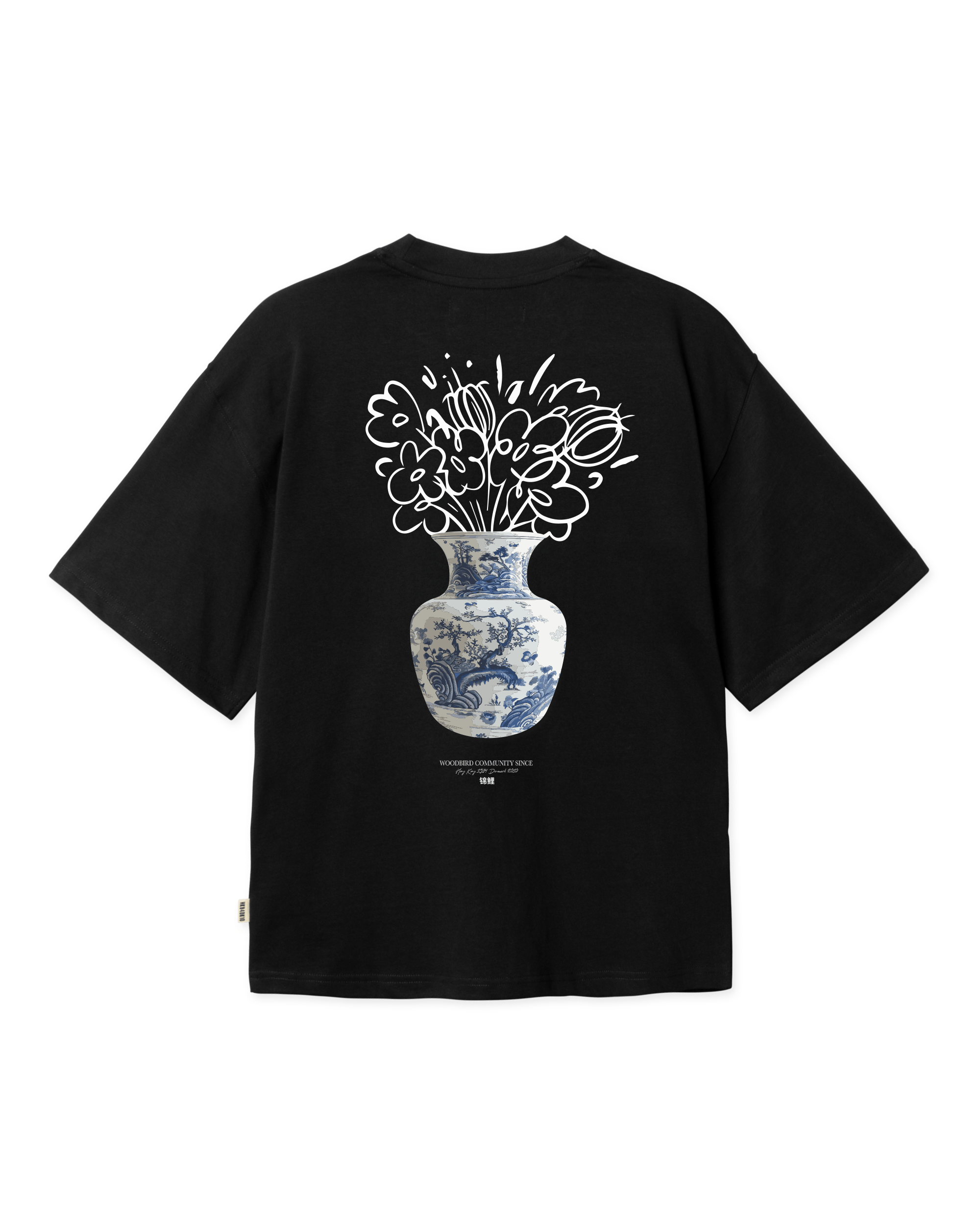 Woodbird Female WBBalo Ming Tee T-Shirts Black