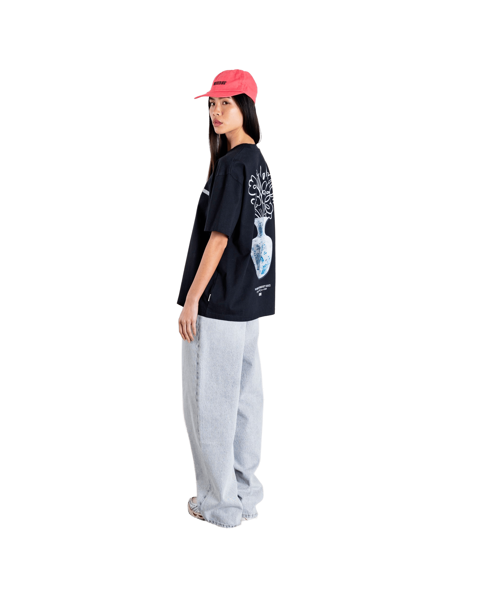 Woodbird Female WBBalo Ming Tee T-Shirts Black