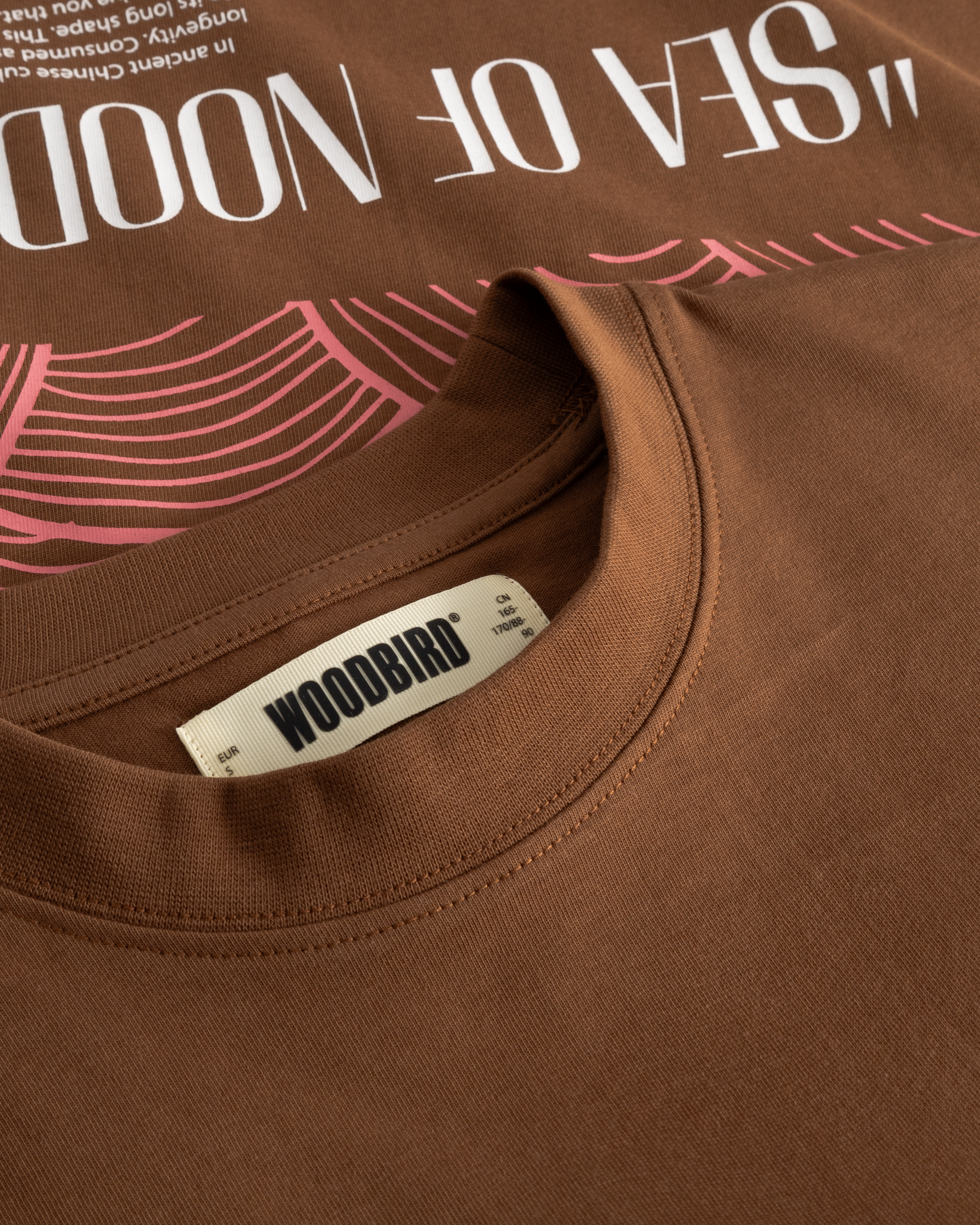 Woodbird Female WBBalo Sea Tee T-Shirts Mid Brown