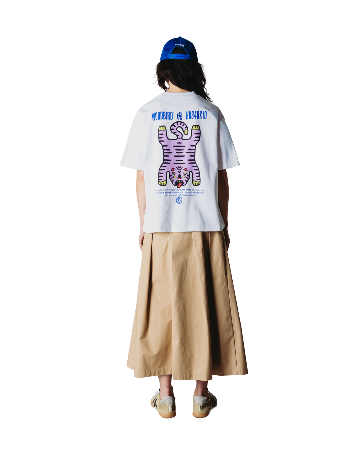 Woodbird Female WBBalo Tiger Tee T-Shirts White