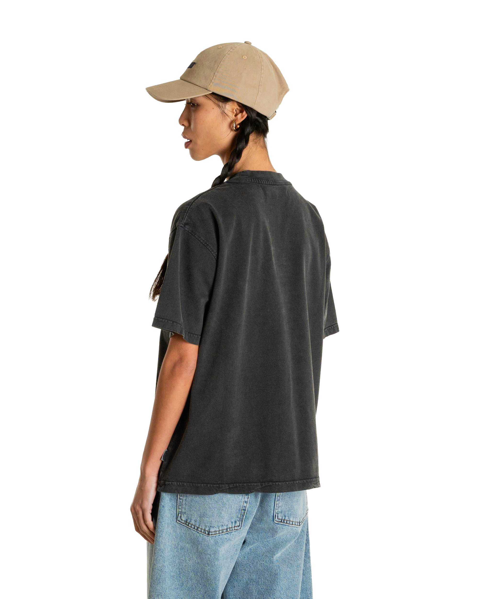 Woodbird Female WBBalo Washed Tee T-Shirts Black