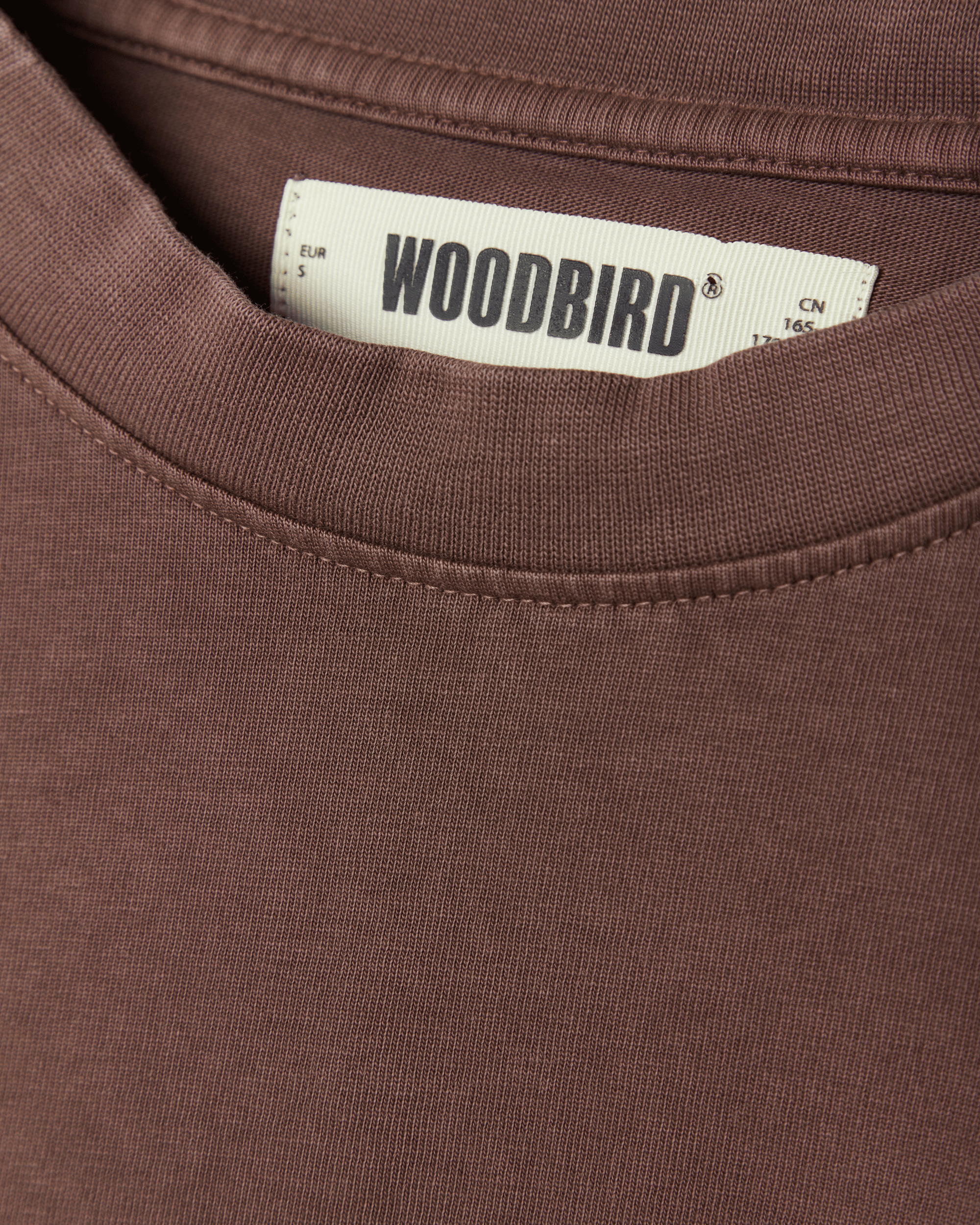Woodbird Female WBBalo Washed Tee T-Shirts Washed Brown