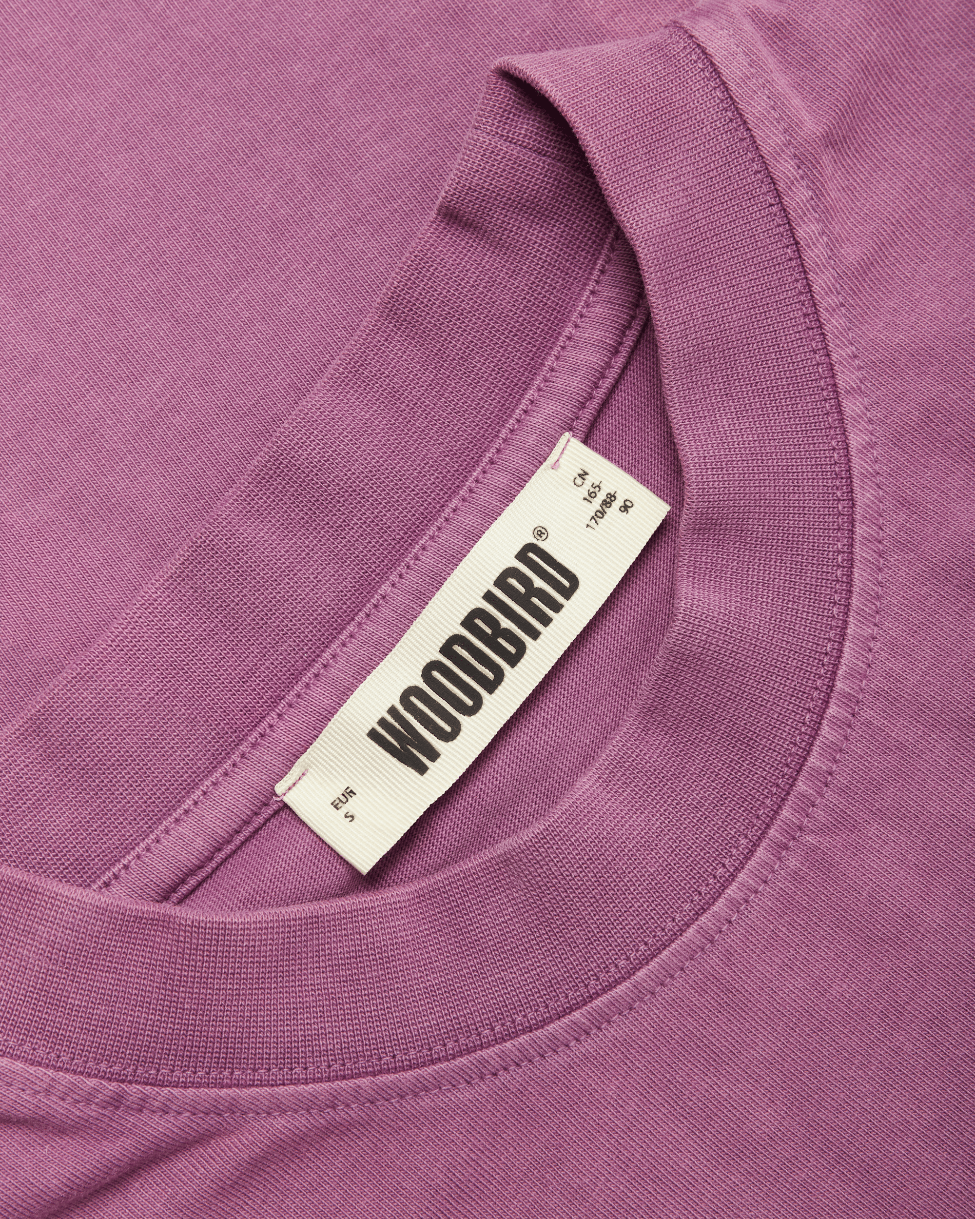 Woodbird Female WBBalo Washed Tee T-Shirts Washed Purple
