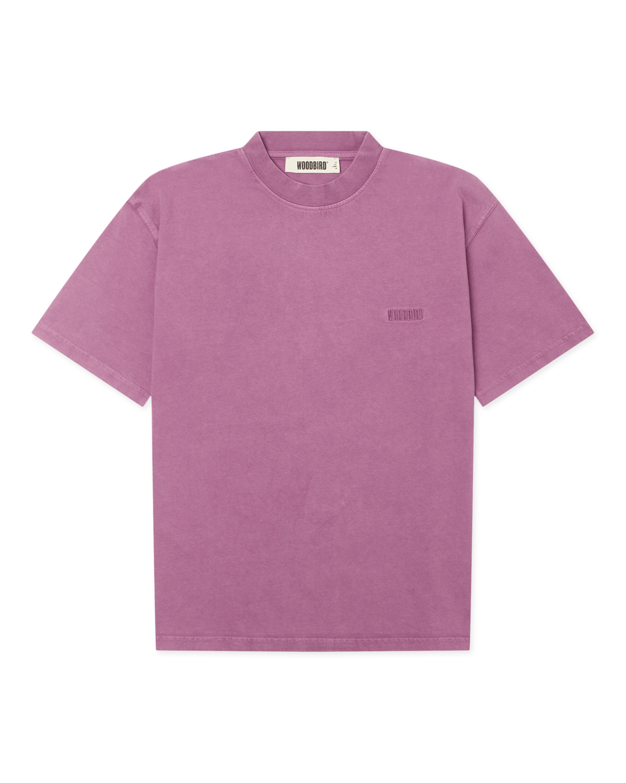 Woodbird Female WBBalo Washed Tee T-Shirts Washed Purple