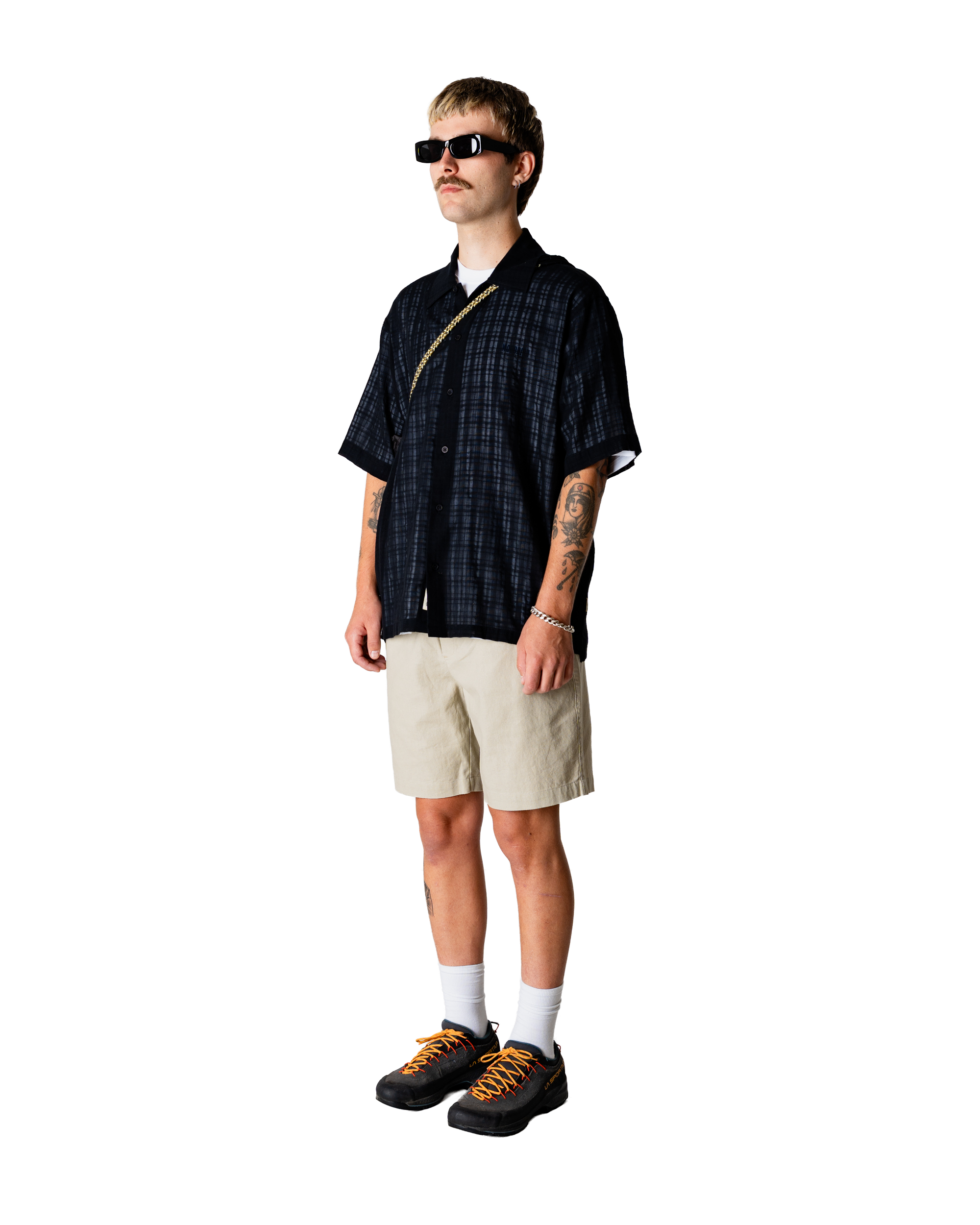 Woodbird WBBanks Check Shirt Shirts Black