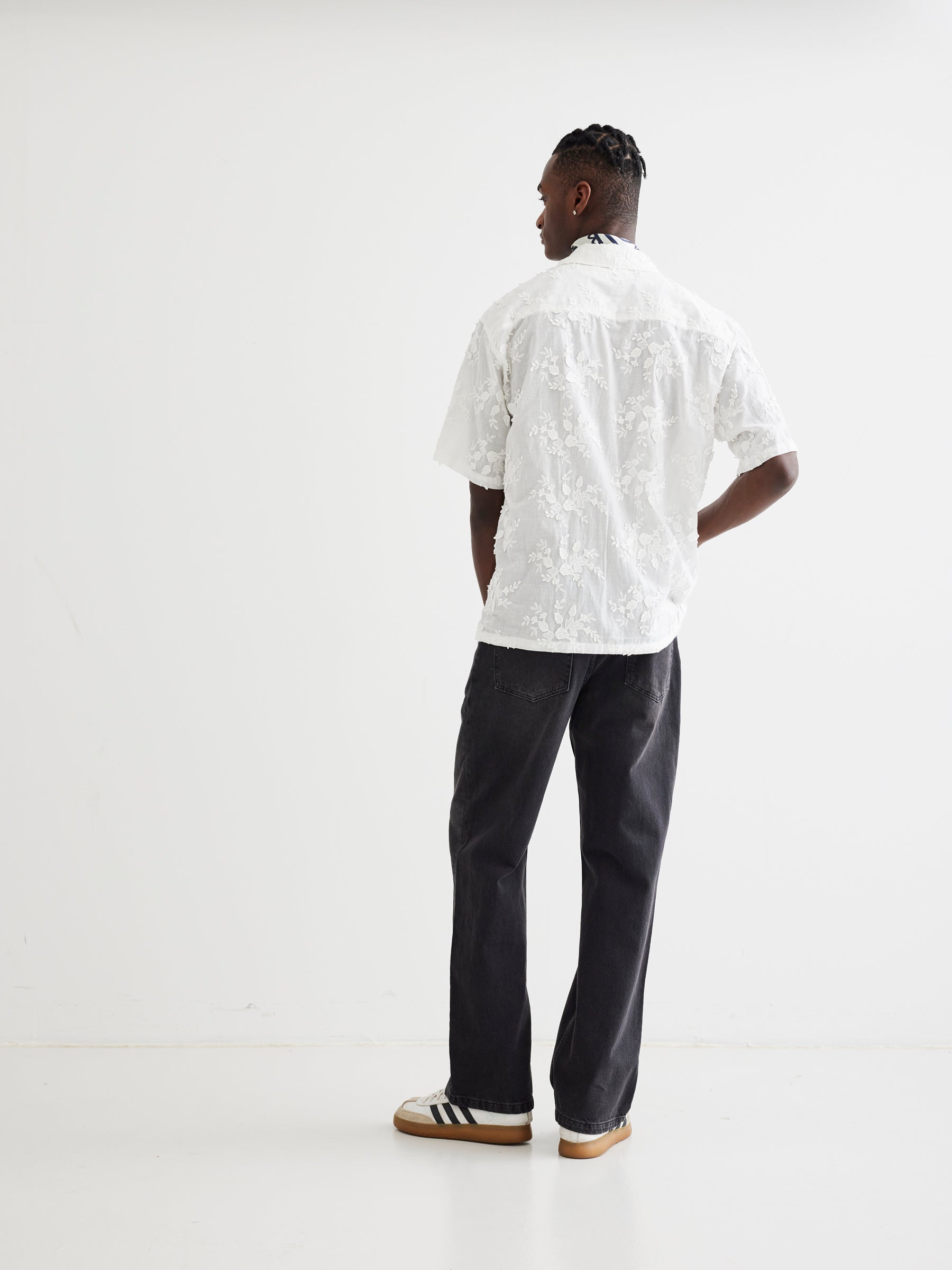 Woodbird WBBanks Flower Shirt Shirts Off White