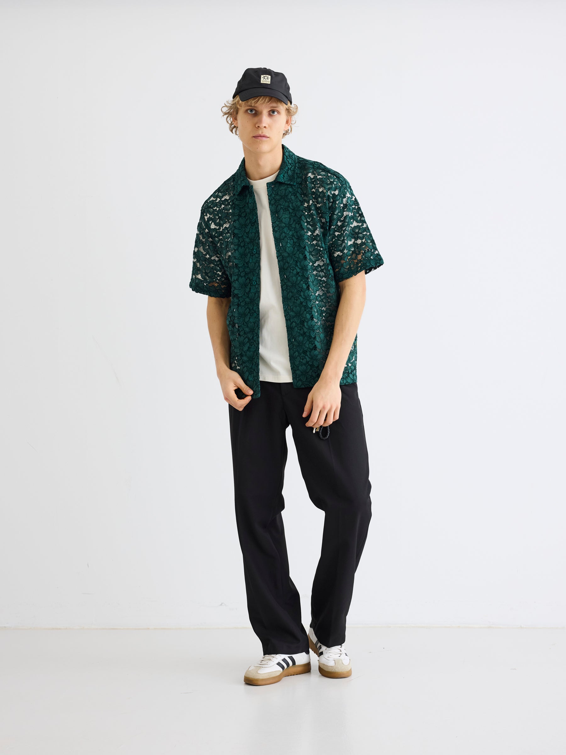 Woodbird WBBanks Lace Shirt Shirts Sports Green