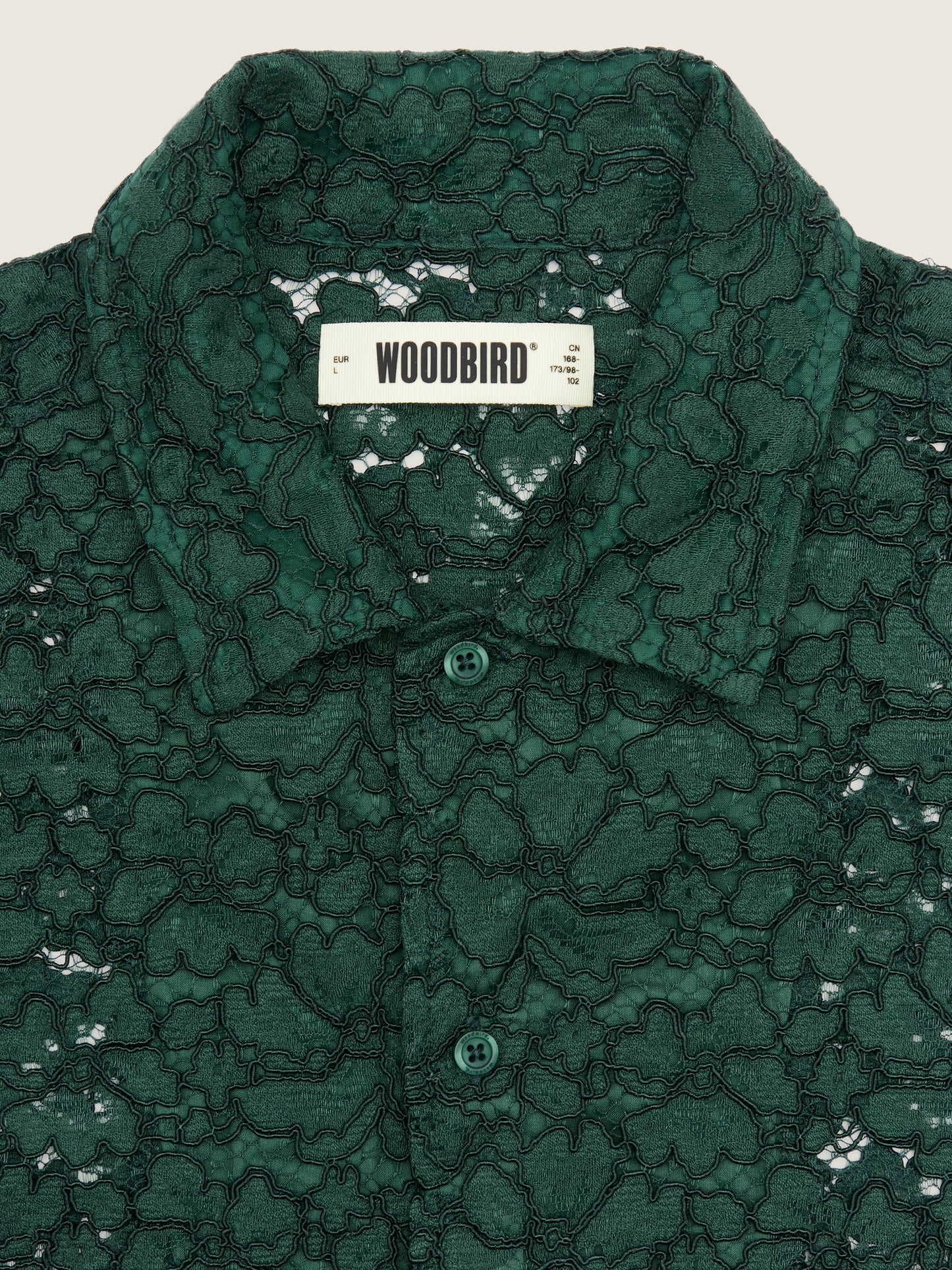 Woodbird WBBanks Lace Shirt Shirts Sports Green