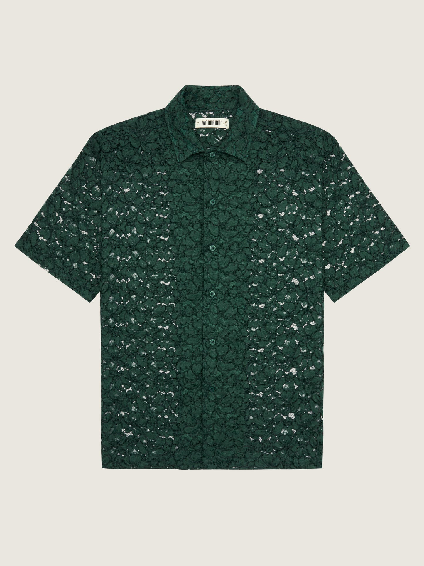 Woodbird WBBanks Lace Shirt Shirts Sports Green