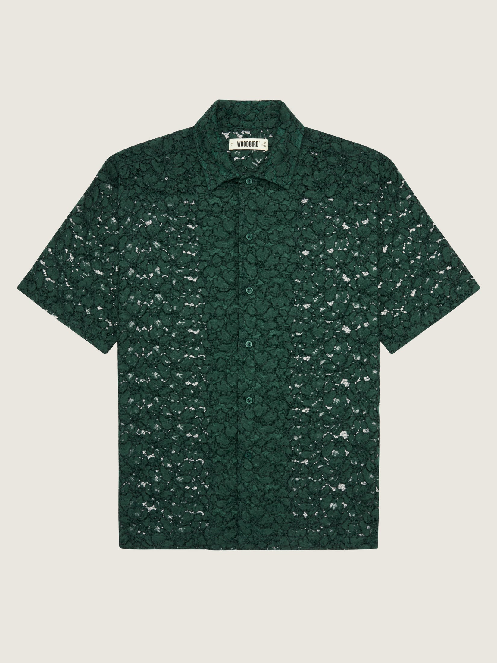 Woodbird WBBanks Lace Shirt Shirts Sports Green