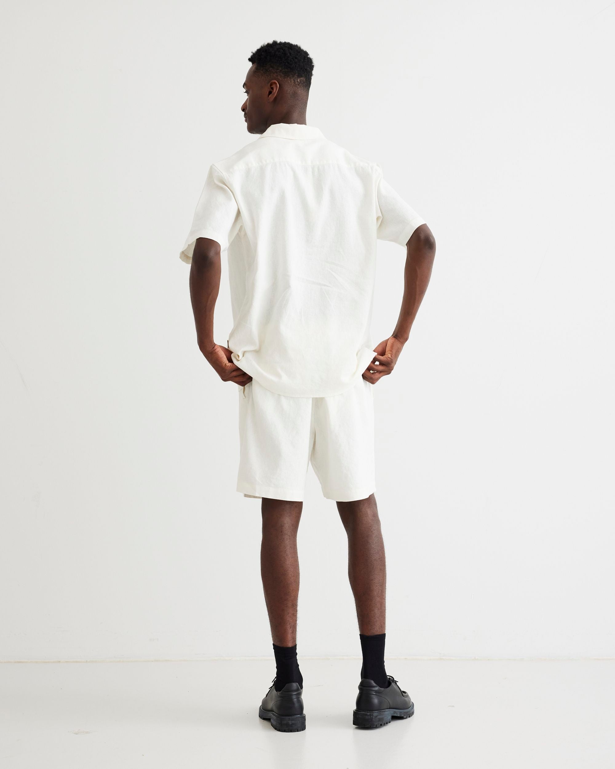 Woodbird WBBanks Linen Shirt Shirts Off White