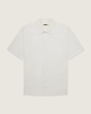 Woodbird WBBanks Linen Shirt Shirts Off White