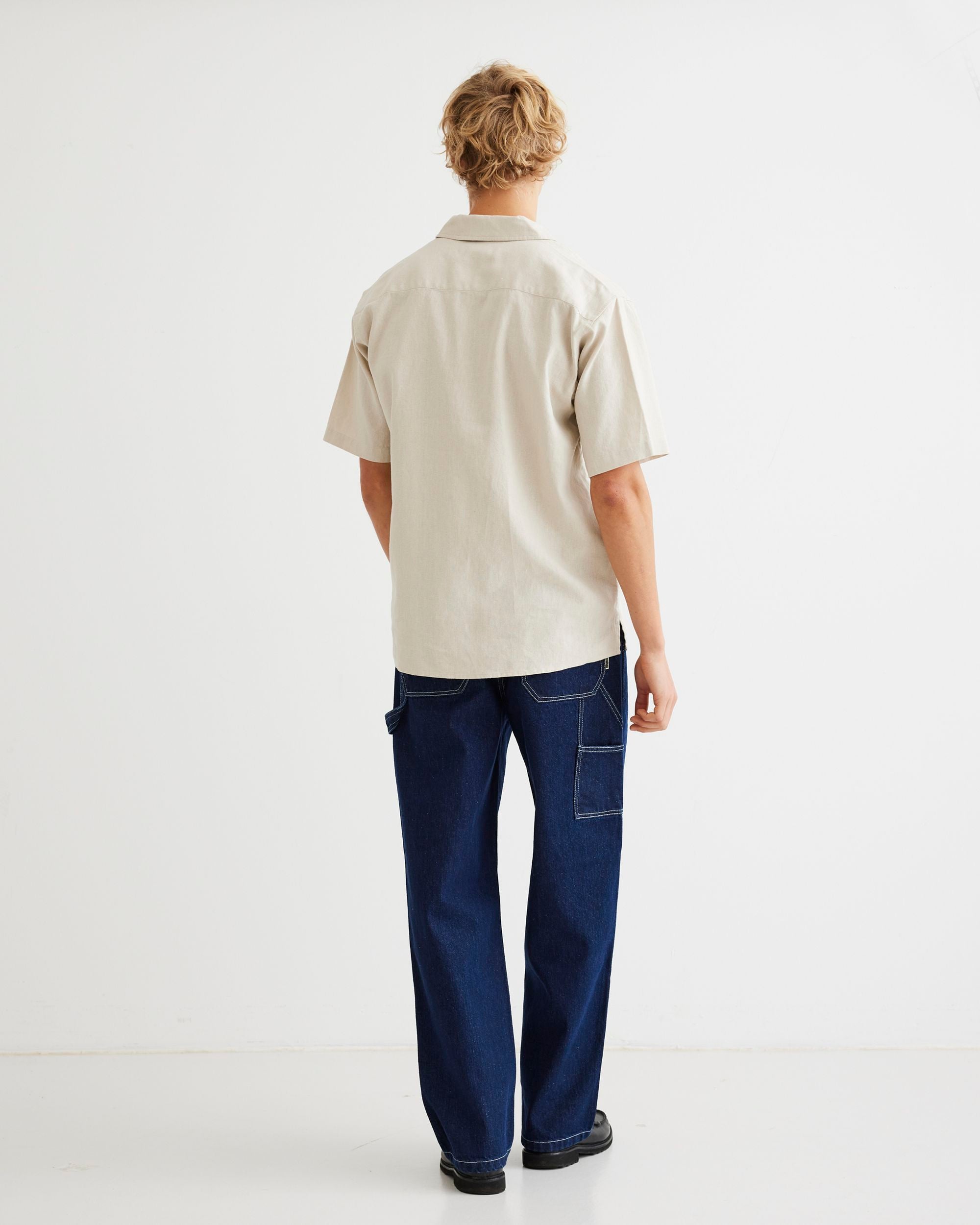 Woodbird WBBanks Linen Shirt Shirts Sand