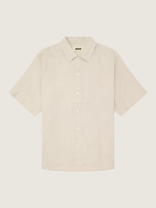 Woodbird WBBanks Linen Shirt Shirts Sand