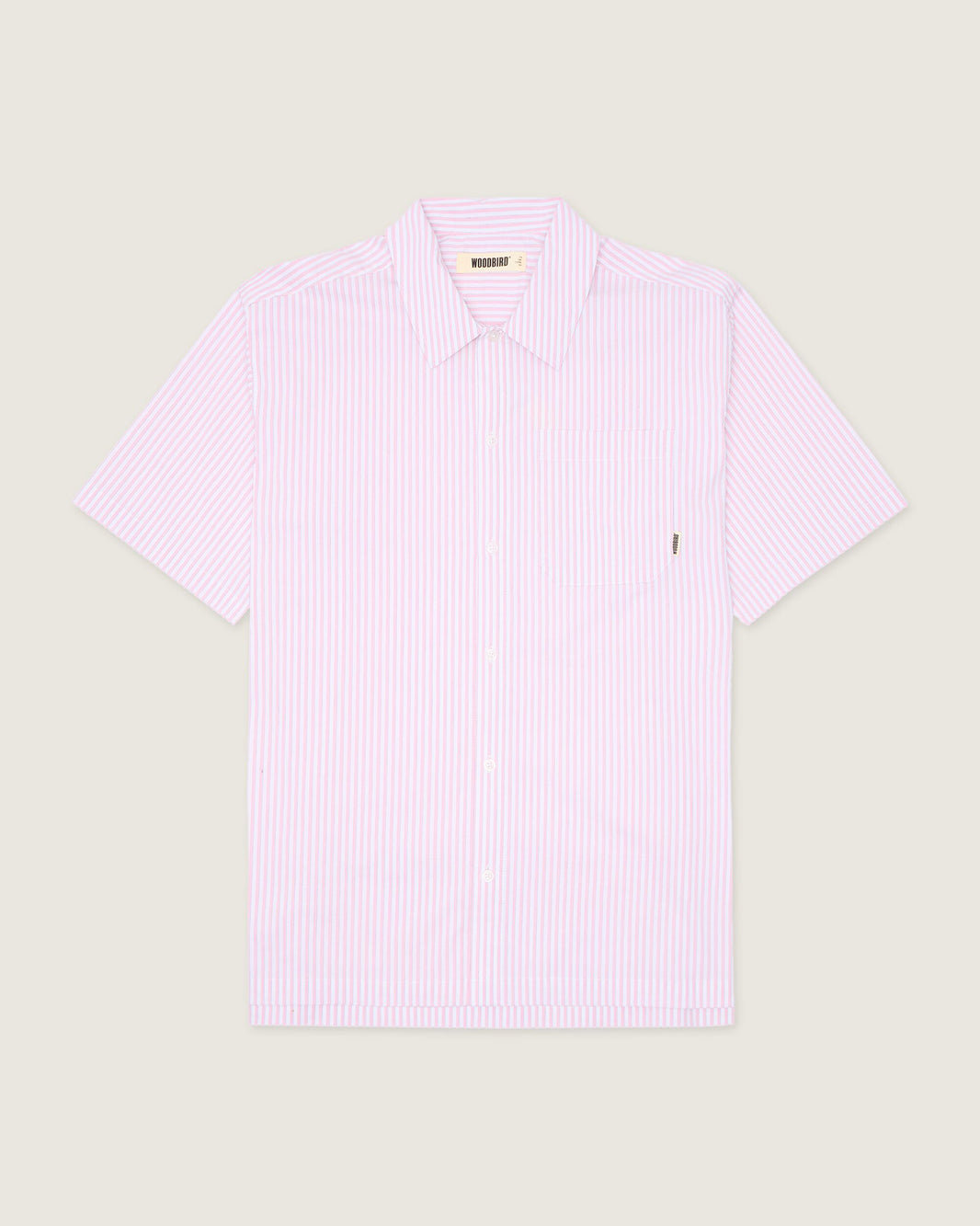Woodbird Men's Wbbeam Stripe Tee Organic Cotton Shirt Green