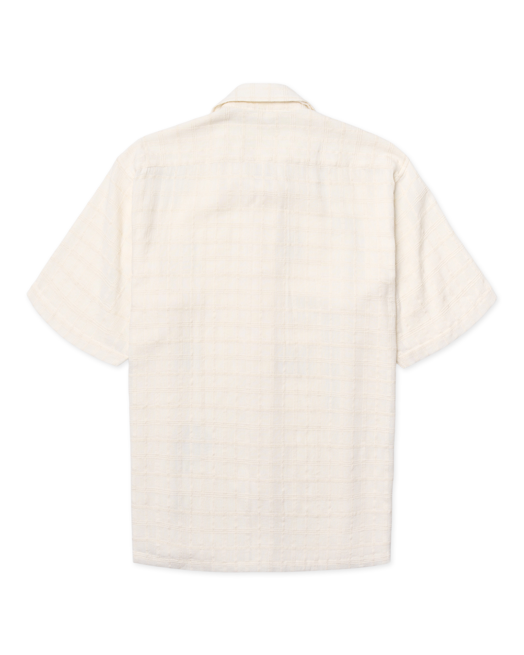 Woodbird WBBanks Struc Check Shirt Shirts Off White