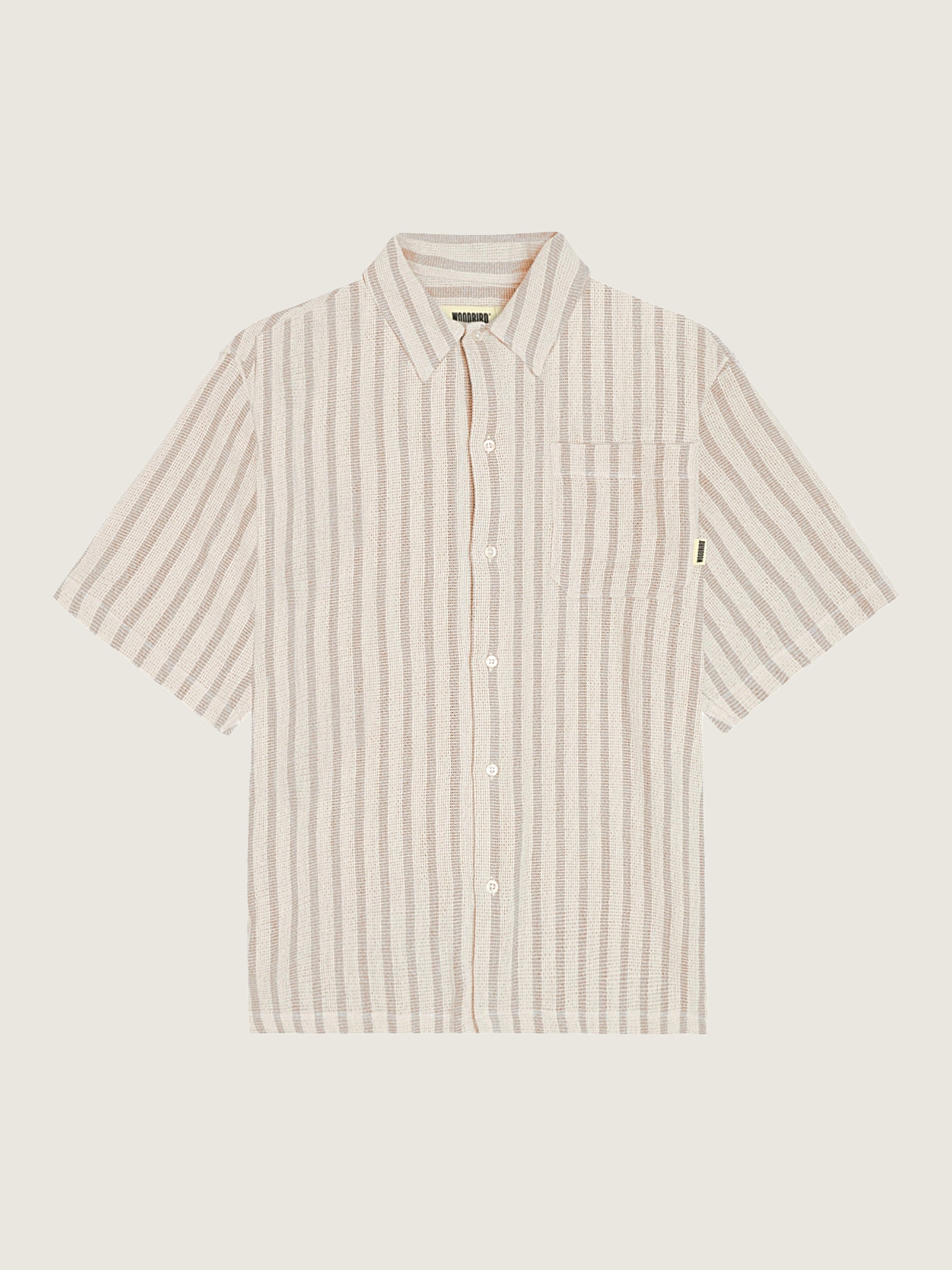 Woodbird WBBanks Weeve Shirt Shirts Sand