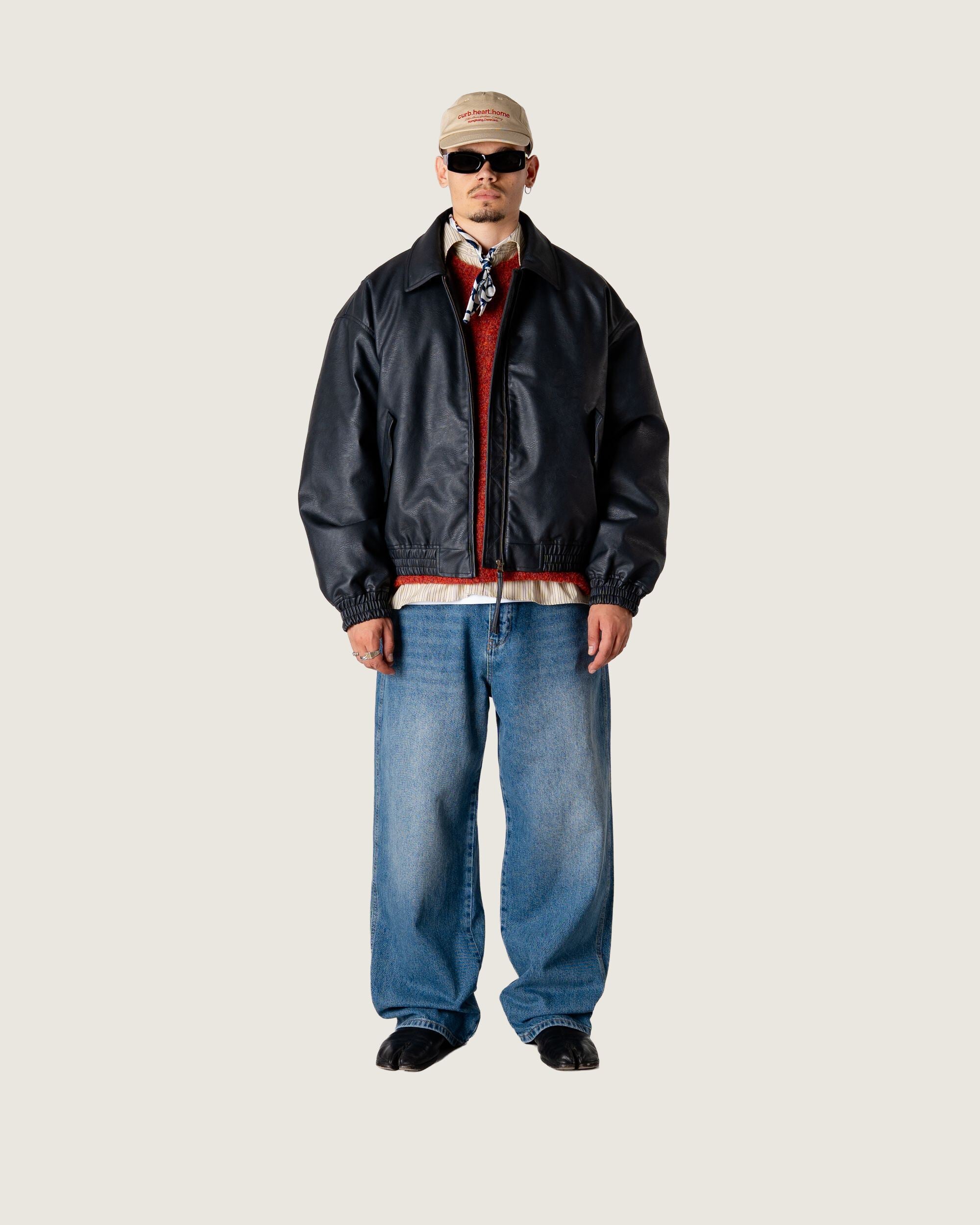 Woodbird WBBao Biker Jacket Jackets Black