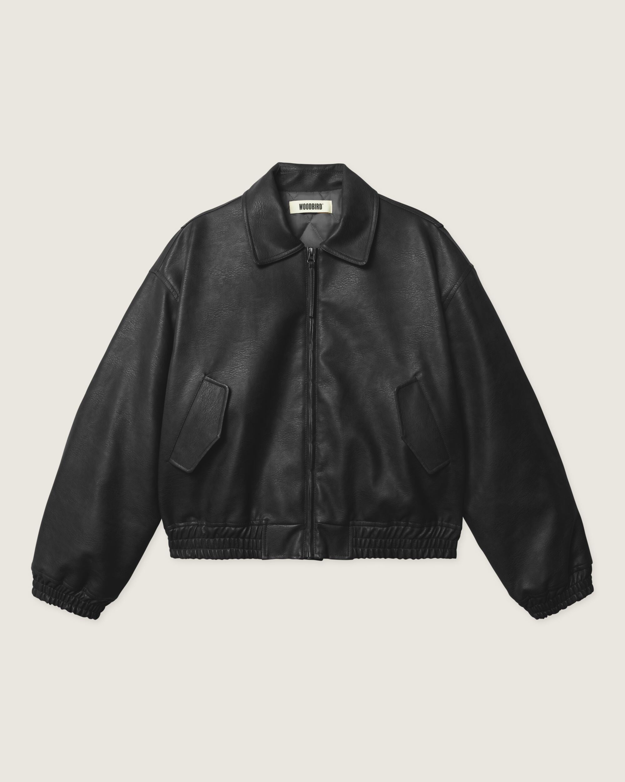 Woodbird WBBao Biker Jacket Jackets Black