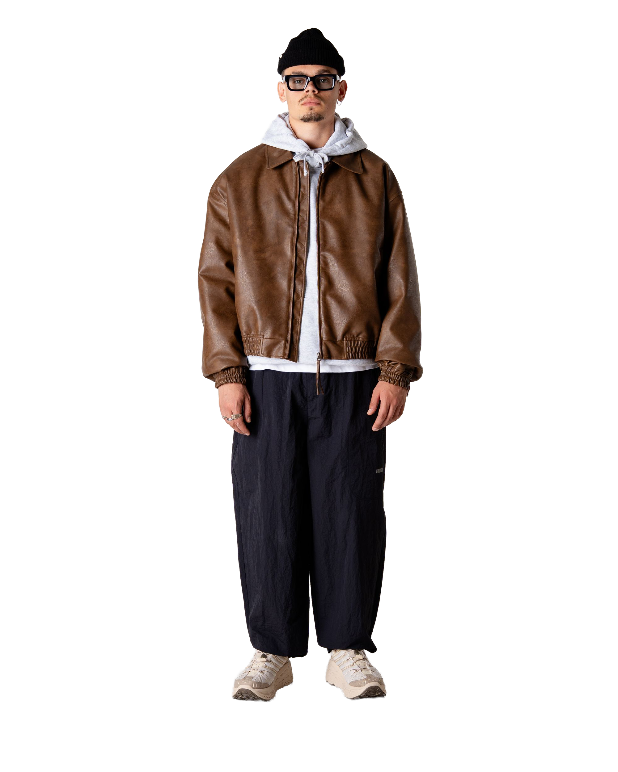 Woodbird WBBao Biker Jacket Jackets Dark Brown