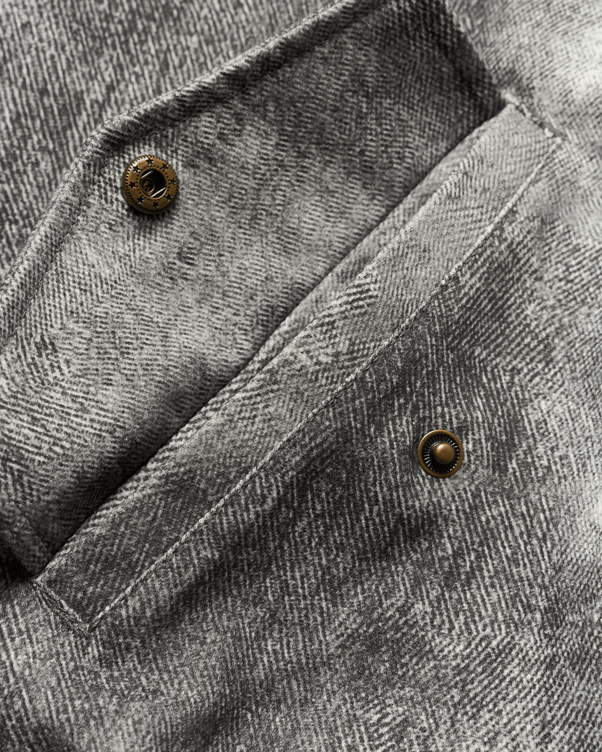 Woodbird WBBao Printed Jacket Outerwear Grey-Black