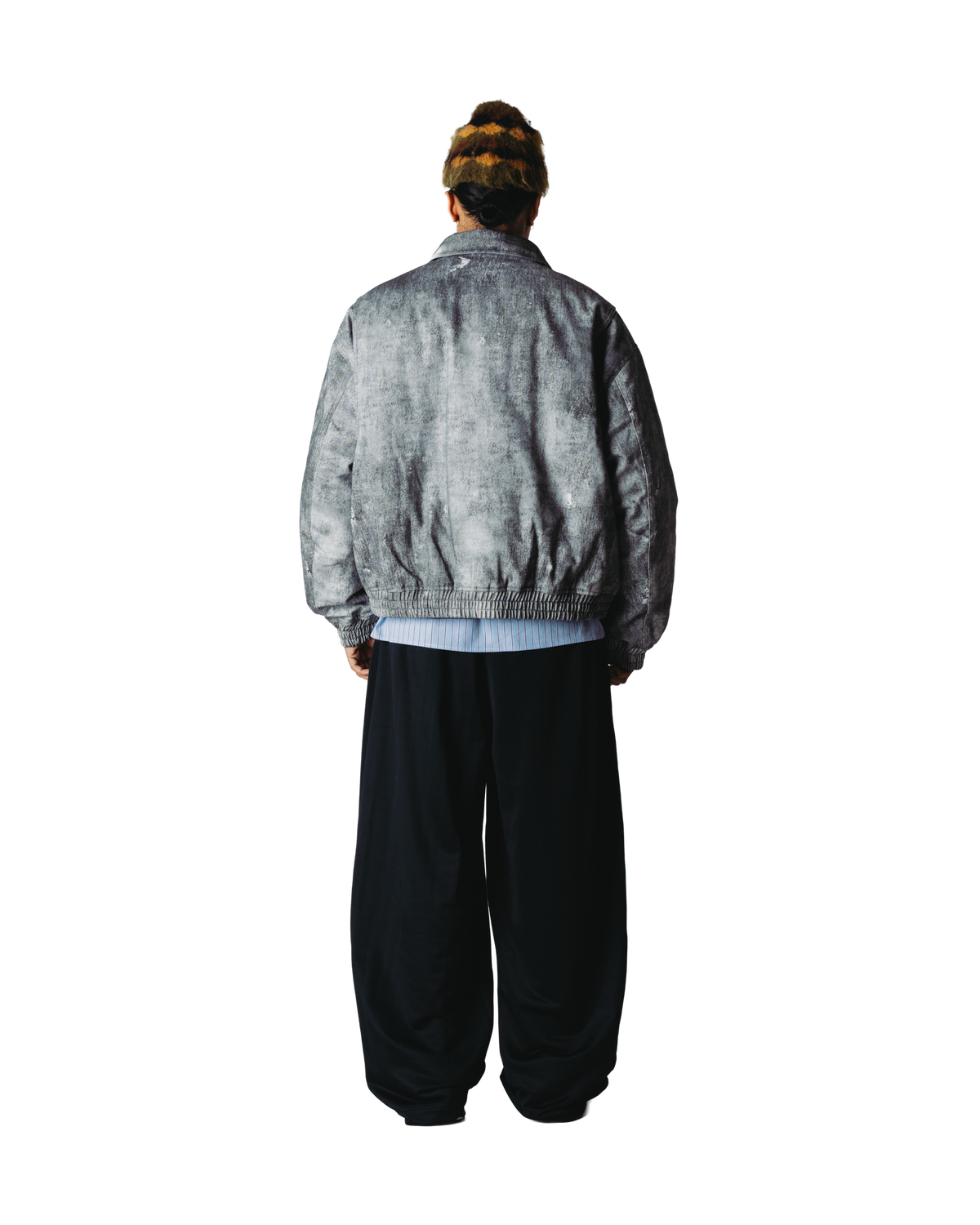 Woodbird WBBao Printed Jacket Outerwear Grey-Black