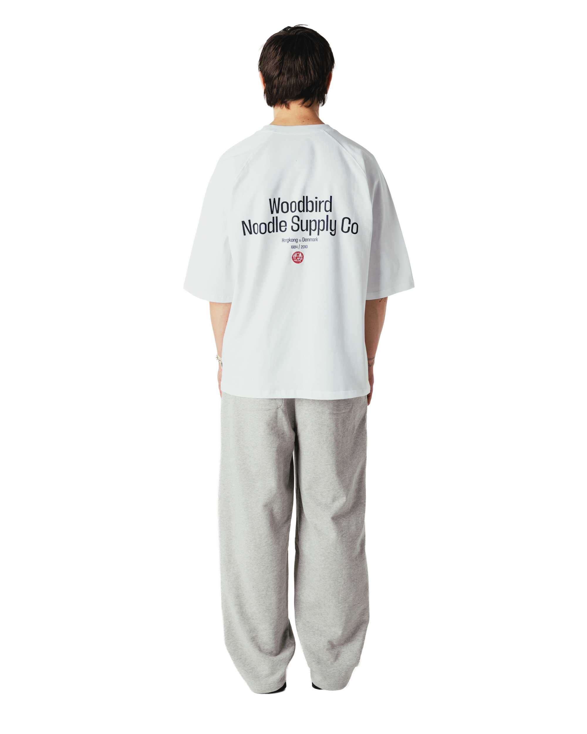 Woodbird WBBase Sweat Pants Pants Light Grey Melange