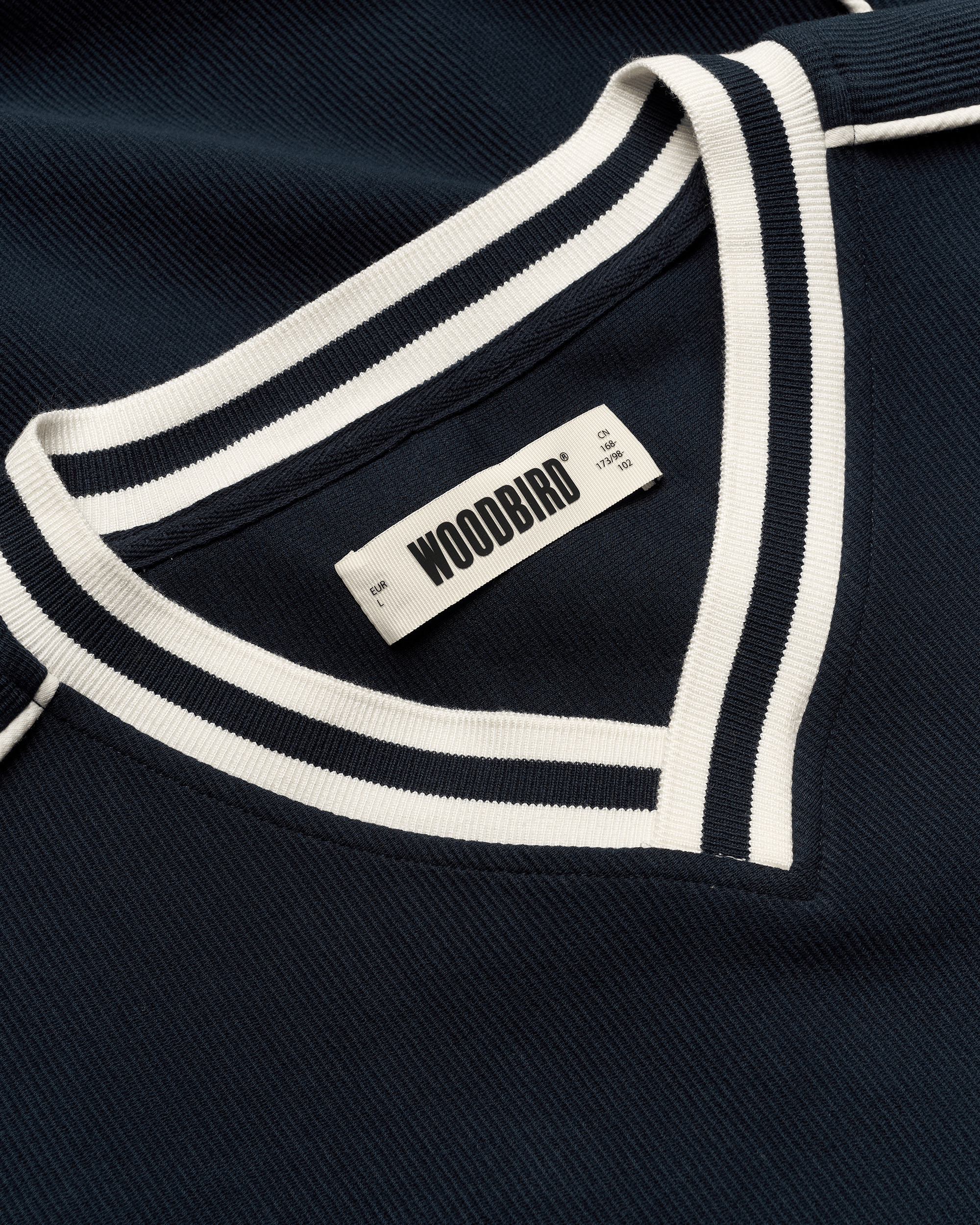 Woodbird WBBeam 90s Sport Tee T-Shirts Dark Navy