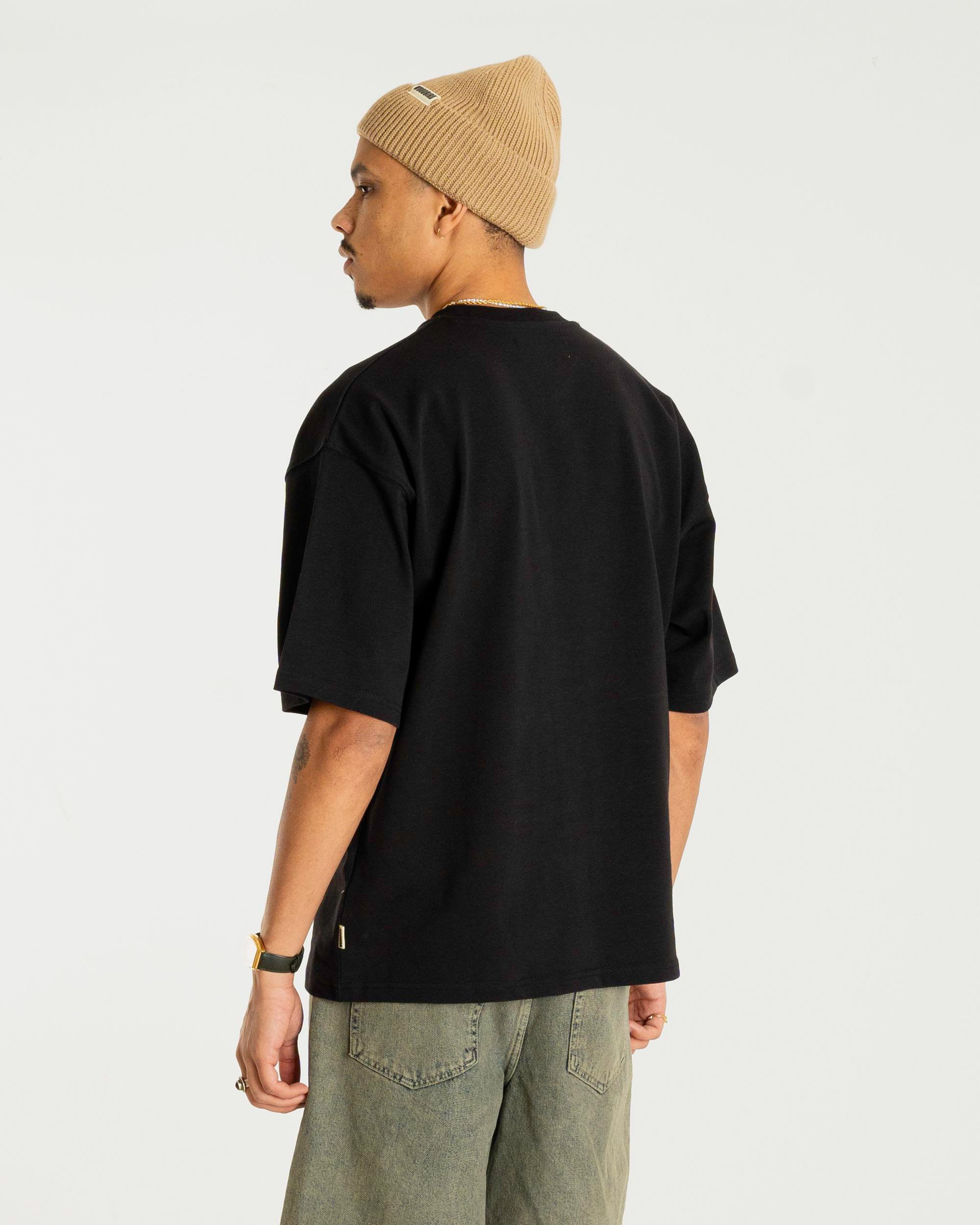Woodbird WBBeam Base Tee T-Shirts Black