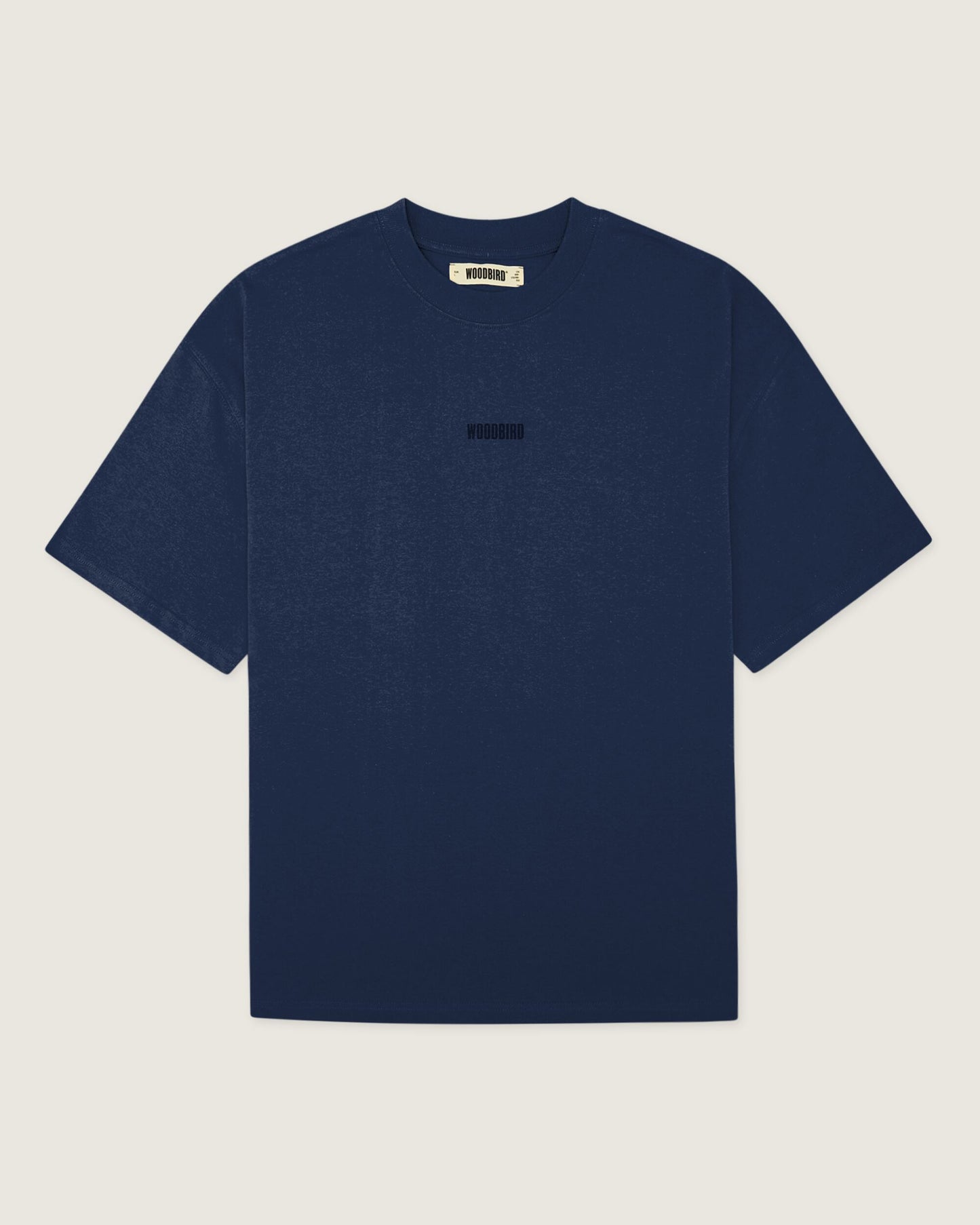 Woodbird WBBeam Base Tee T-Shirts Navy Blazer