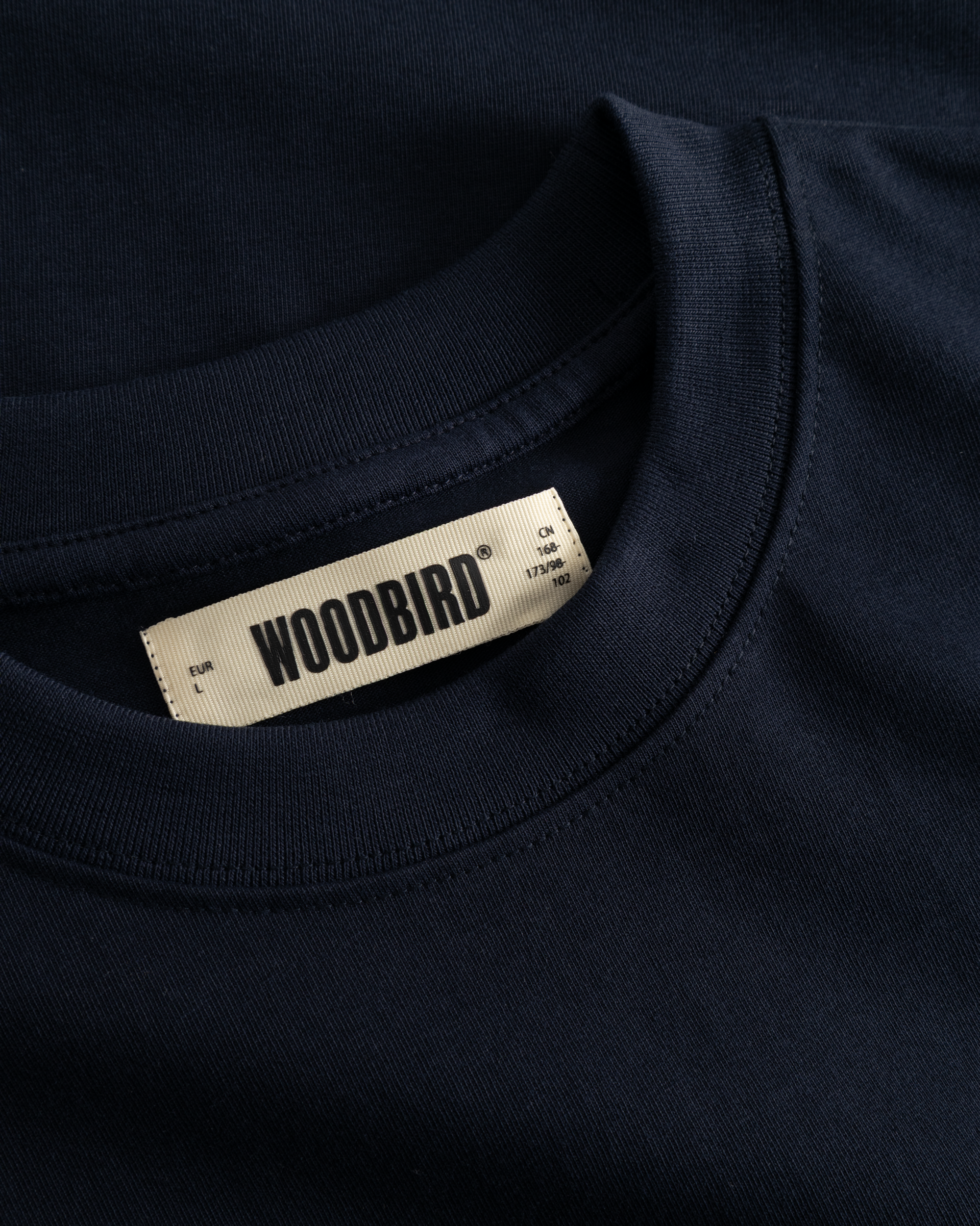 Woodbird WBBeam Book Tee T-Shirts Dark Navy