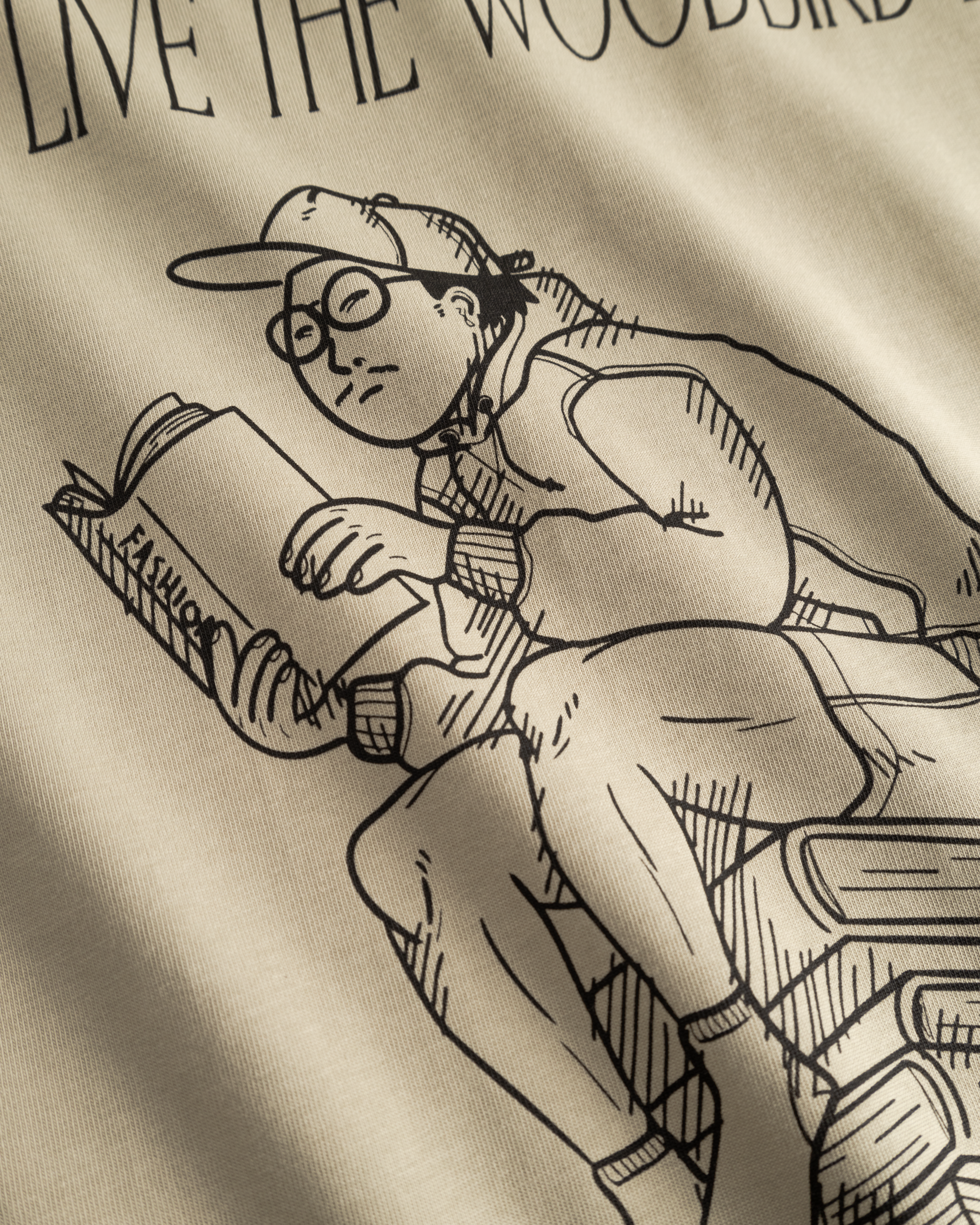 Woodbird WBBeam Book Tee T-Shirts Stone