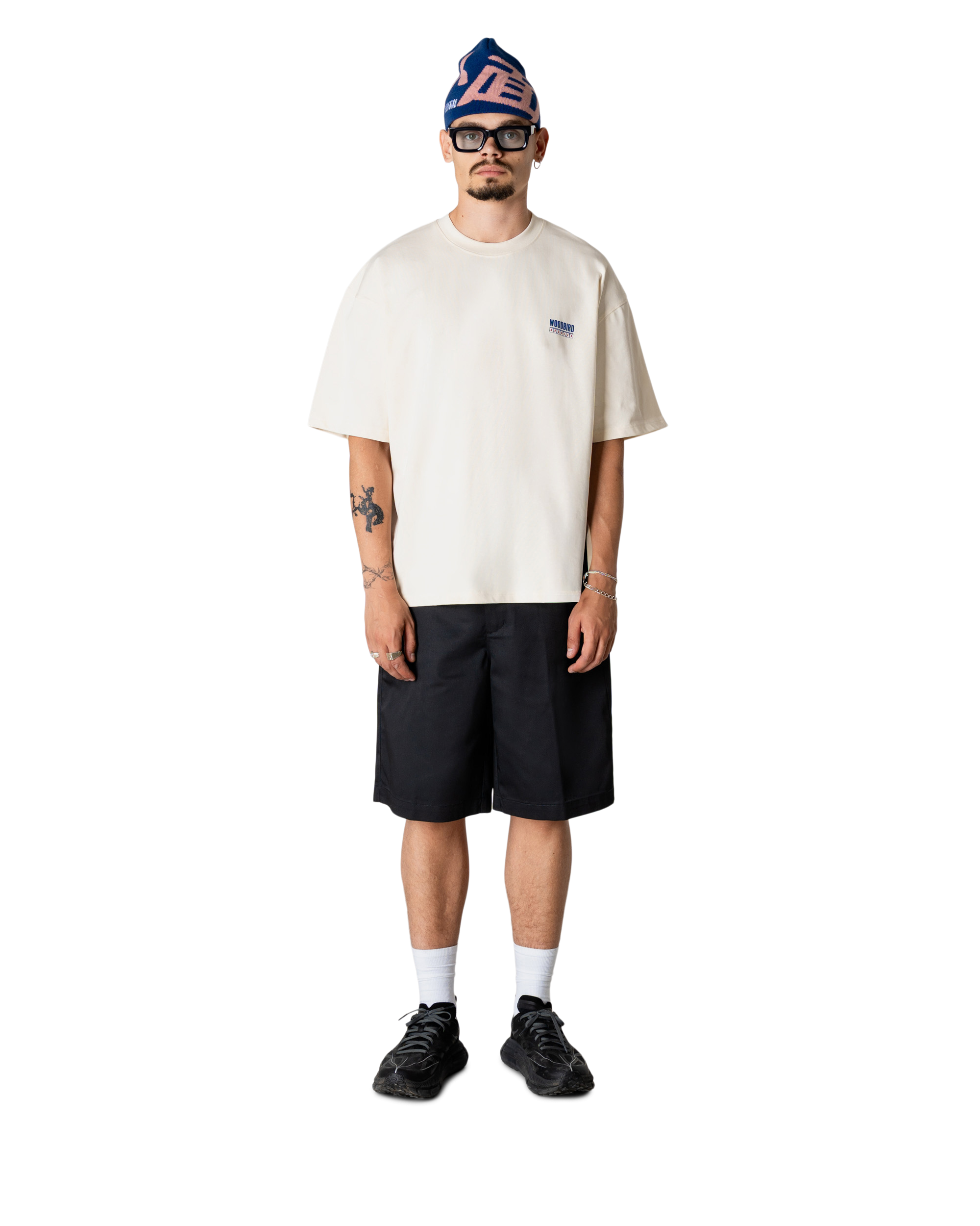 Woodbird WBBeam Cart Tee T-Shirts Off White