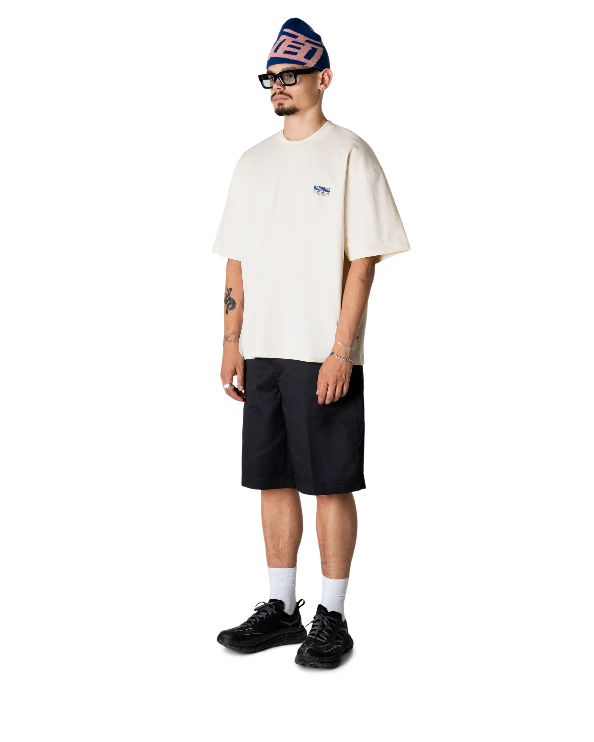 Woodbird WBBeam Cart Tee T-Shirts Off White