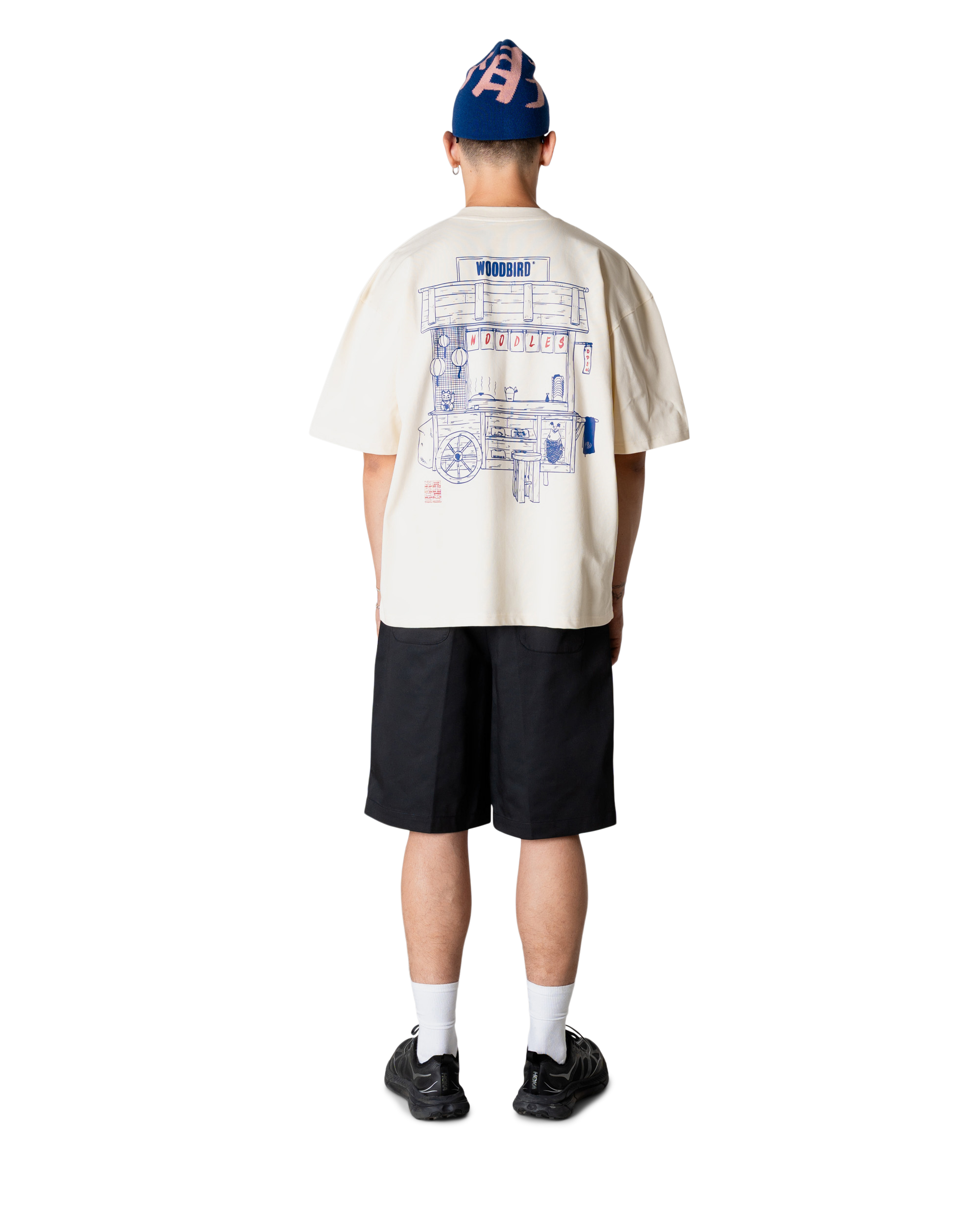 Woodbird WBBeam Cart Tee T-Shirts Off White