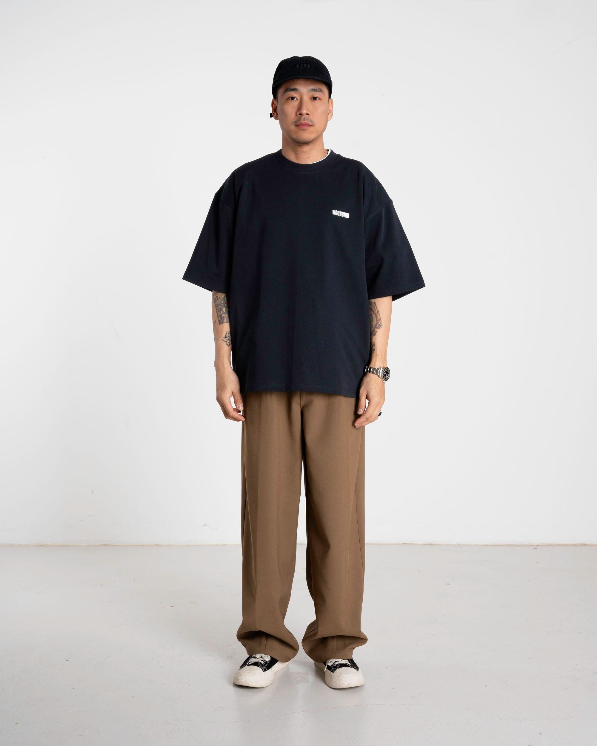 Woodbird WBBeam Hao Tee T-Shirts Black