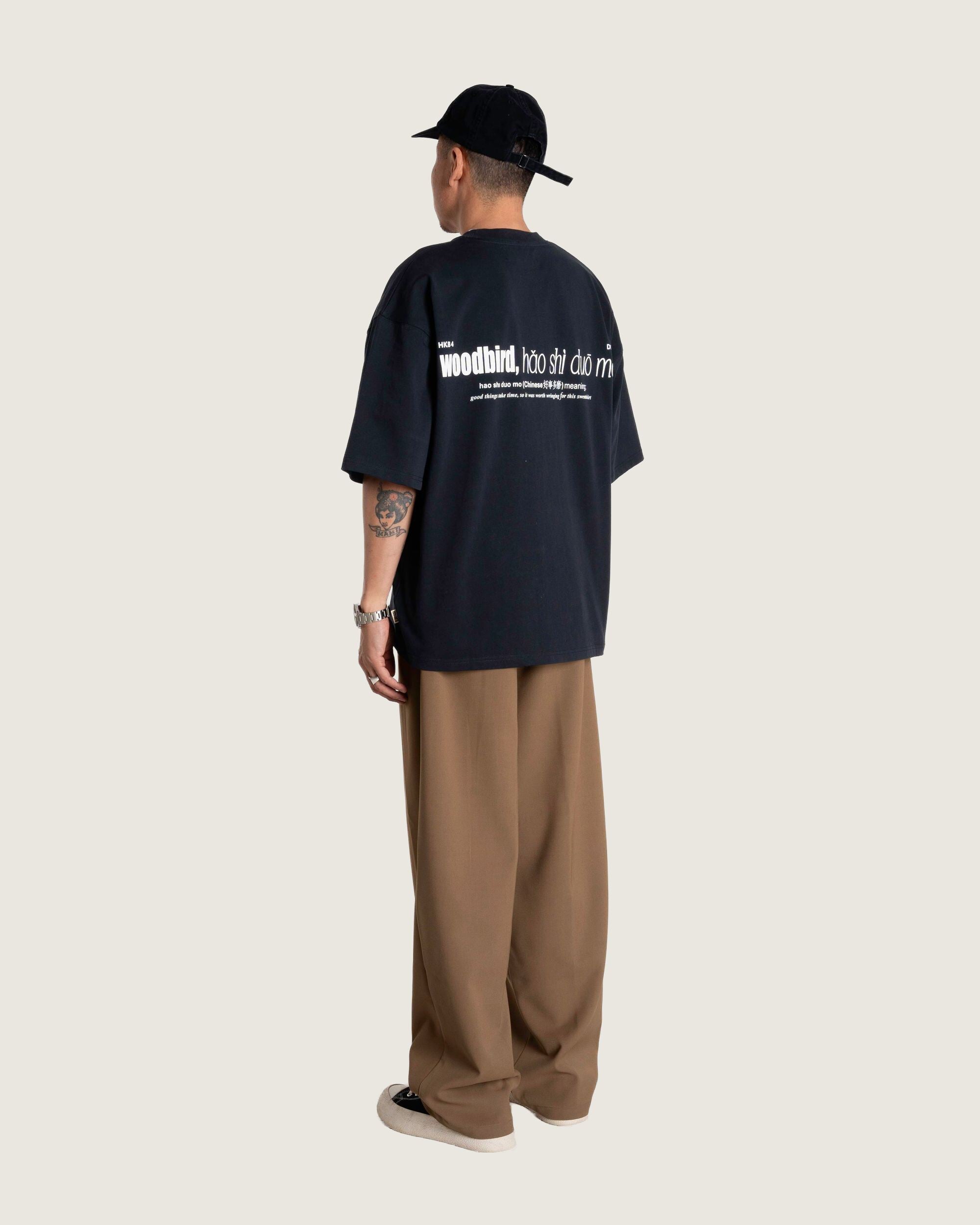 Woodbird WBBeam Hao Tee T-Shirts Black