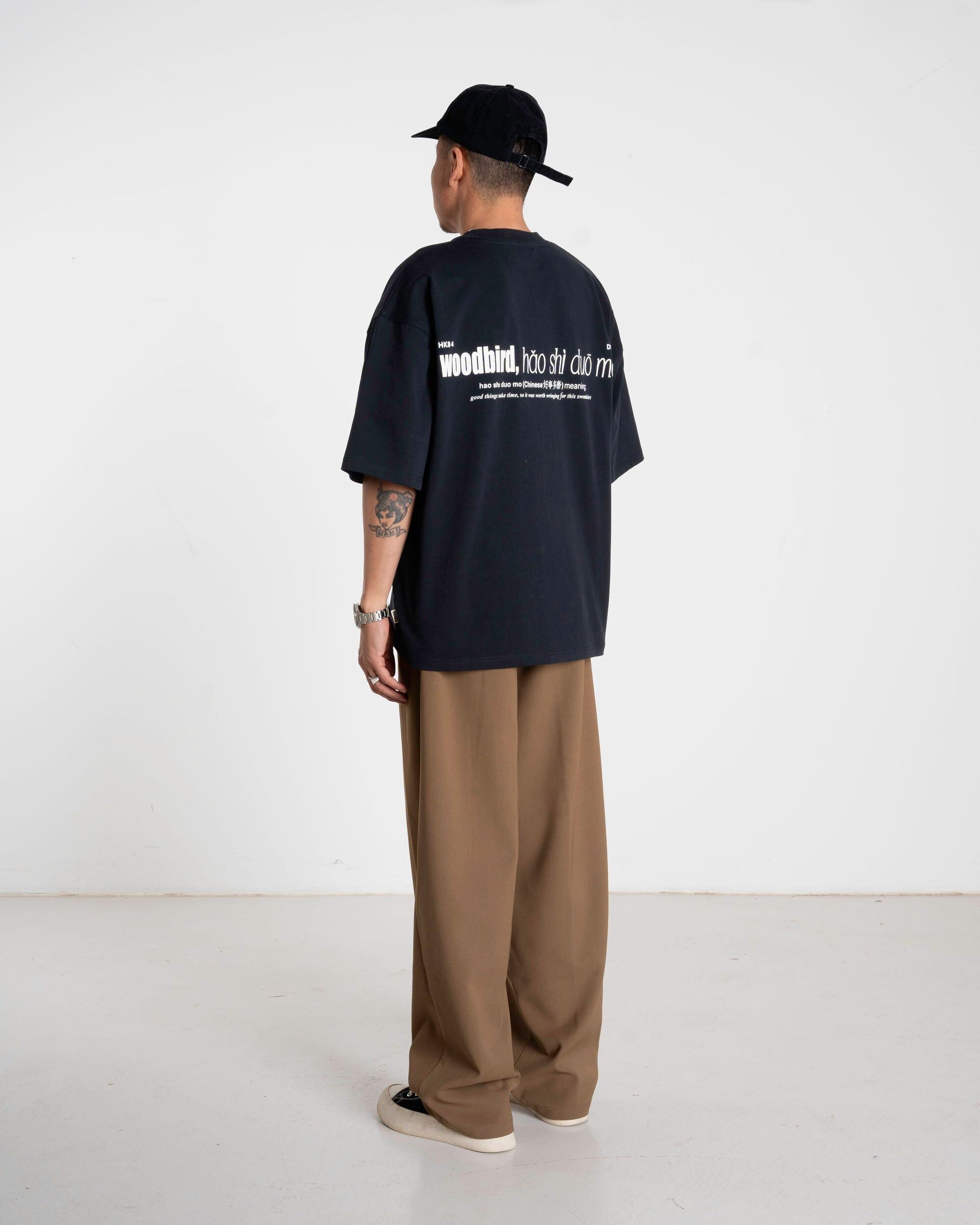 Woodbird WBBeam Hao Tee T-Shirts Black